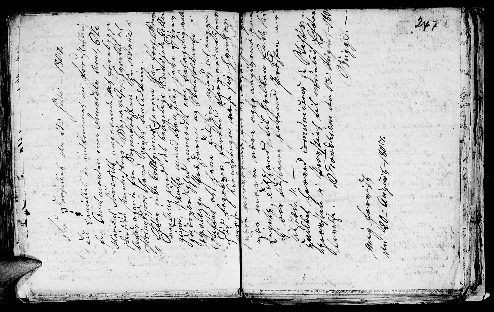 Ministerialprotokoller, klokkerbøker og fødselsregistre - Sør-Trøndelag, SAT/A-1456/606/L0305: Parish register (copy) no. 606C01, 1757-1819, p. 247