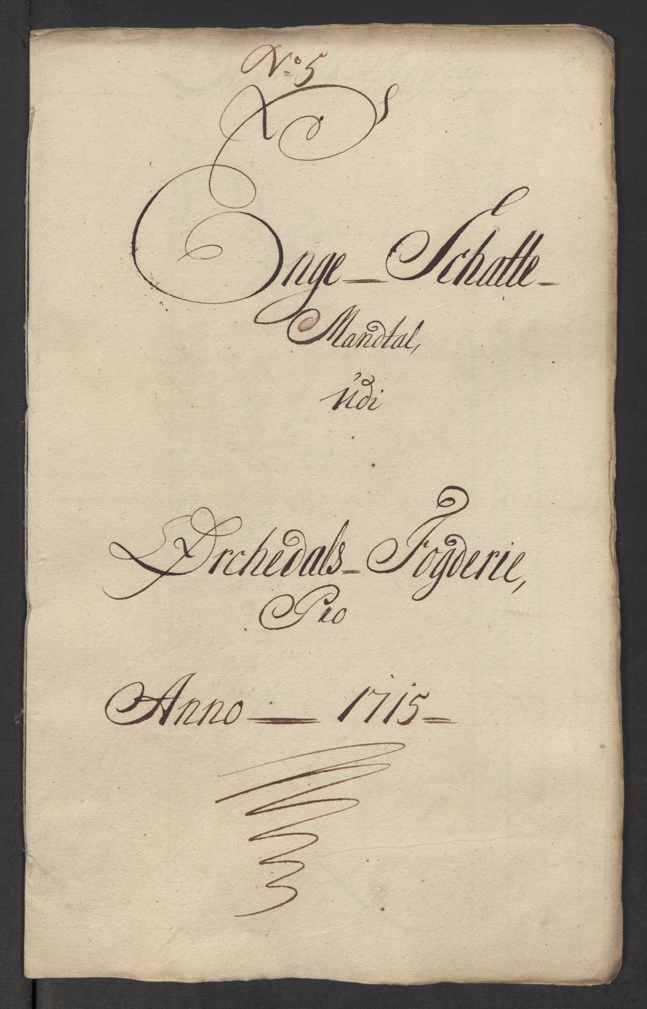 Rentekammeret inntil 1814, Reviderte regnskaper, Fogderegnskap, RA/EA-4092/R60/L3966: Fogderegnskap Orkdal og Gauldal, 1715, p. 118