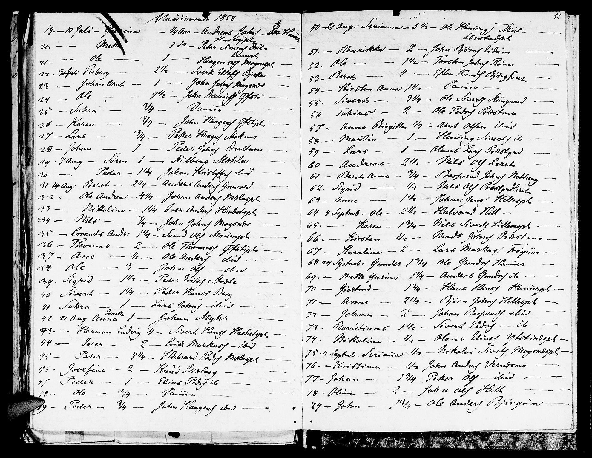 Ministerialprotokoller, klokkerbøker og fødselsregistre - Nord-Trøndelag, SAT/A-1458/709/L0061: Parish register (official) no. 709A09 /1, 1820-1821, p. 52
