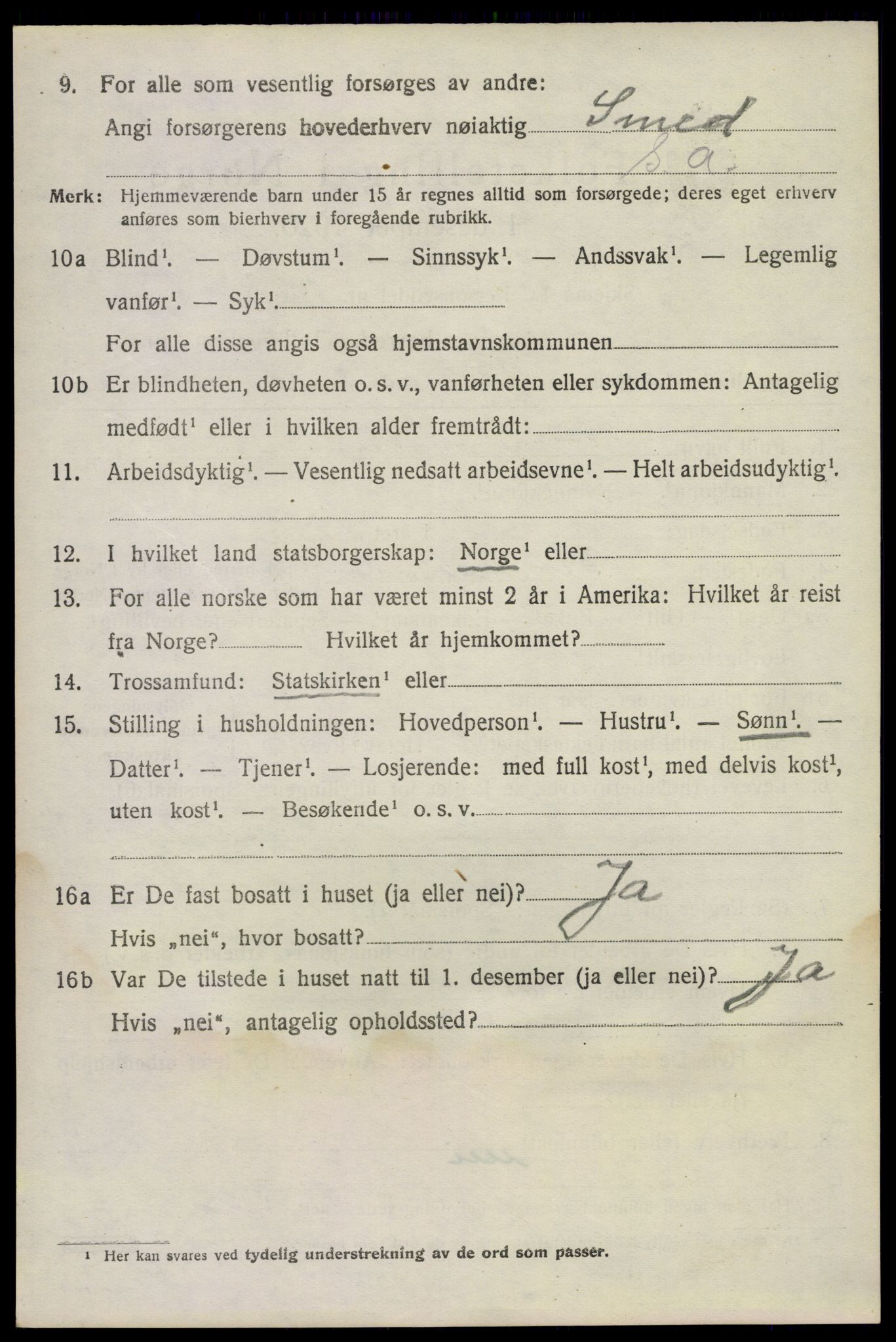 SAKO, 1920 census for Sauherad, 1920, p. 7512