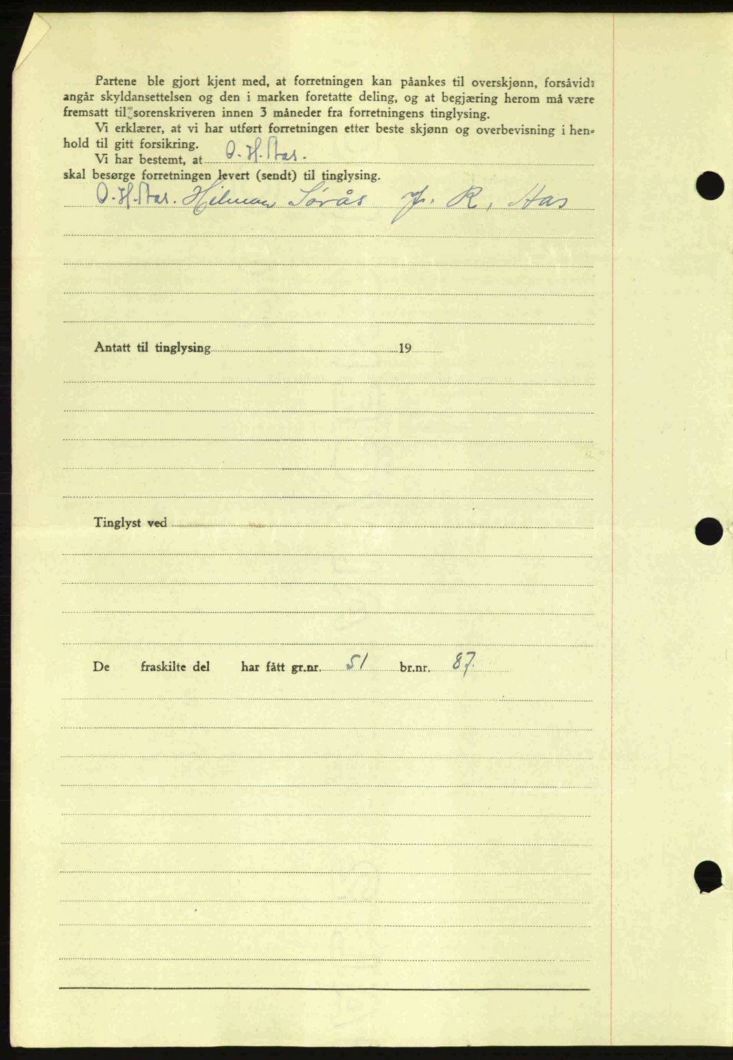 Romsdal sorenskriveri, AV/SAT-A-4149/1/2/2C: Mortgage book no. A17, 1944-1945, Diary no: : 1764/1944