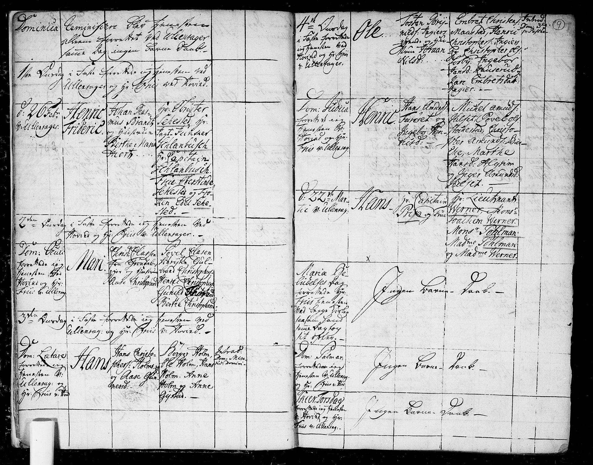 Ullensaker prestekontor Kirkebøker, AV/SAO-A-10236a/F/Fa/L0006: Parish register (official) no. I 6, 1762-1785, p. 9