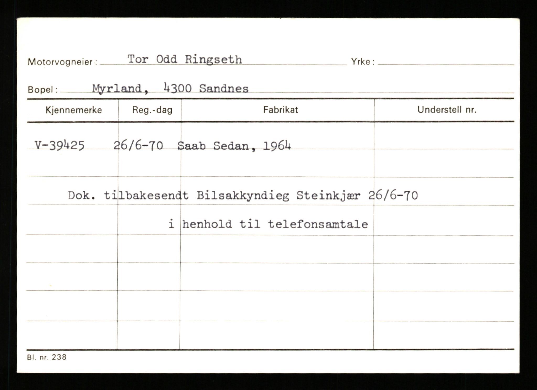 Stavanger trafikkstasjon, SAST/A-101942/0/G/L0006: Registreringsnummer: 34250 - 49007, 1930-1971, p. 1369