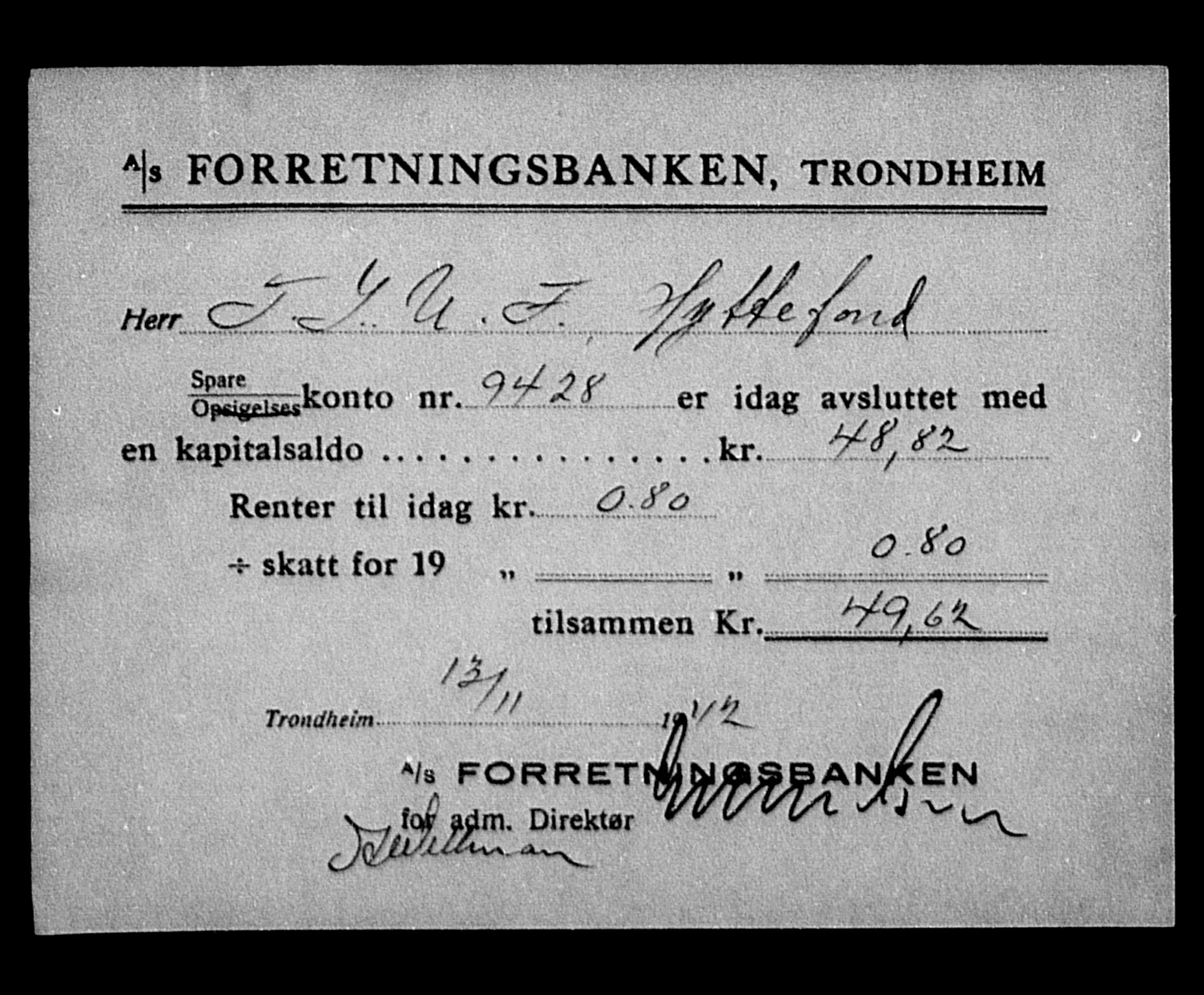 Justisdepartementet, Tilbakeføringskontoret for inndratte formuer, AV/RA-S-1564/H/Hc/Hca/L0909: --, 1945-1947, p. 59