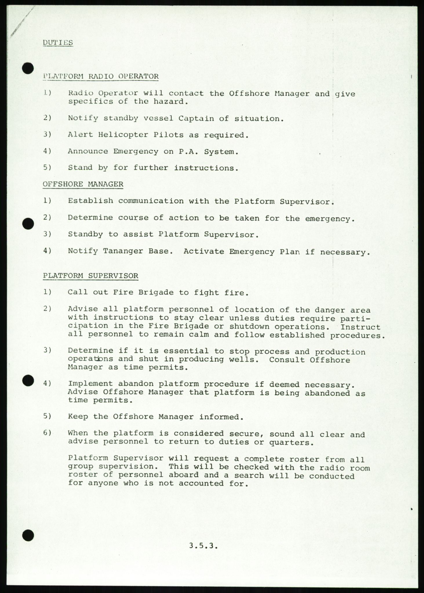 Justisdepartementet, Granskningskommisjonen ved Alexander Kielland-ulykken 27.3.1980, AV/RA-S-1165/D/L0016: O Beredskapsplaner (Doku.liste + O1-O3 av 3), 1980-1981, p. 124