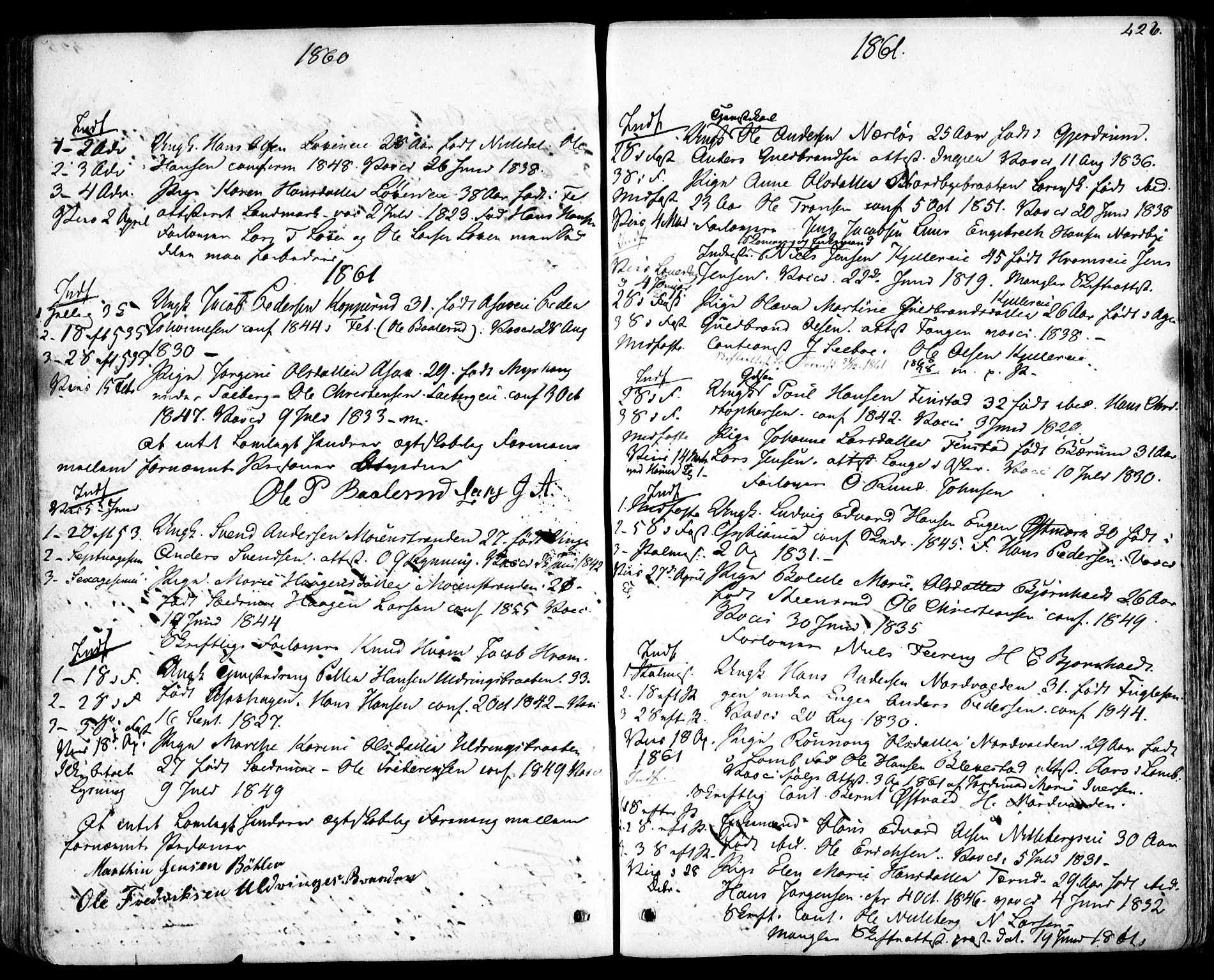 Skedsmo prestekontor Kirkebøker, SAO/A-10033a/F/Fa/L0009: Parish register (official) no. I 9, 1830-1853, p. 426