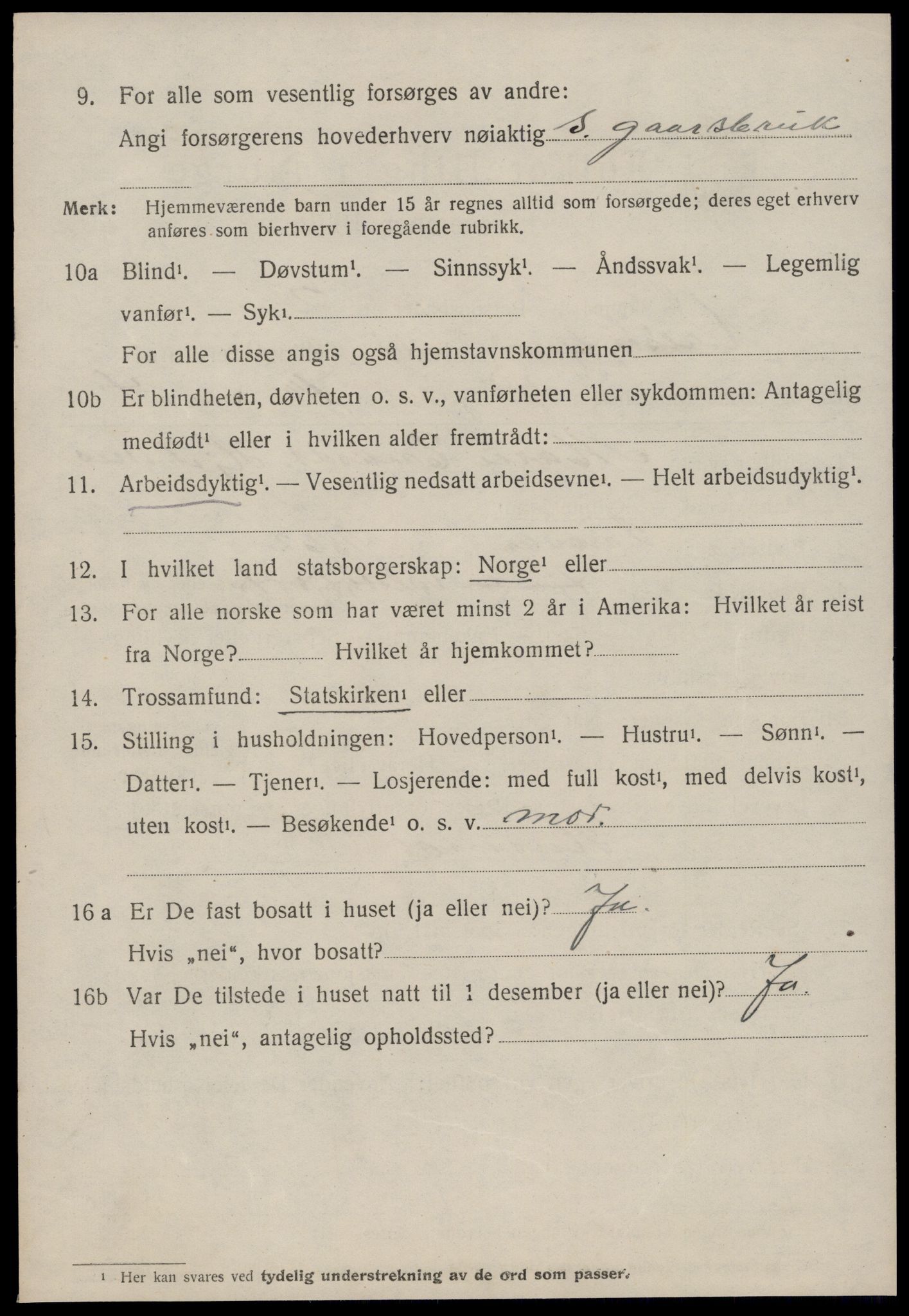 SAT, 1920 census for Valsøyfjord, 1920, p. 2372