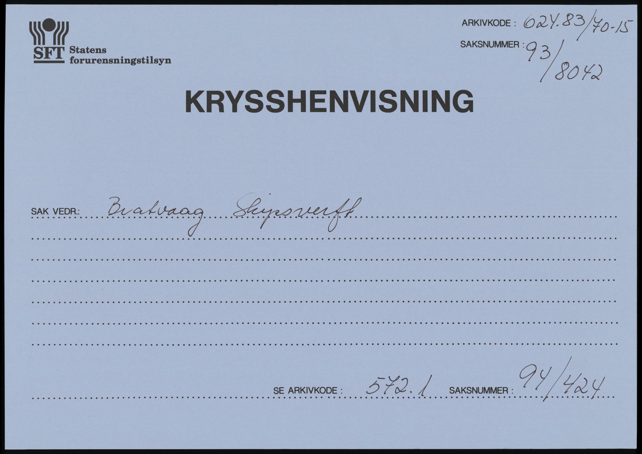 Statens forurensningstilsyn, hovedkontoret, RA/S-4136/1/D/Da/L1595: Kommunalt avløpsvann, slam og avfall, vannforsyning, analyse, akvakultur og produktkontroll, 1989-1993