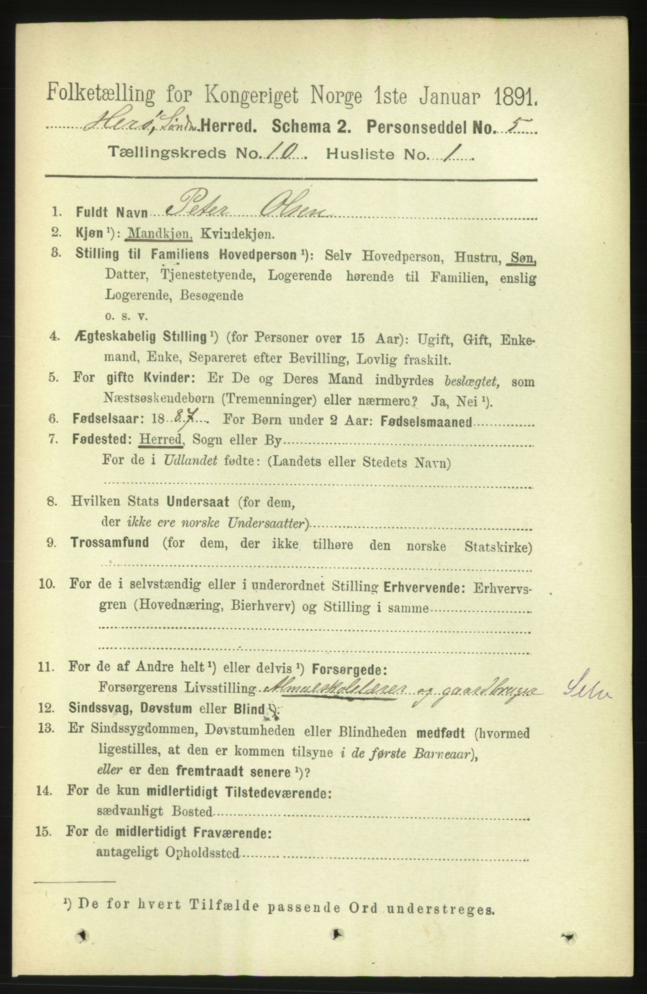 RA, 1891 census for 1515 Herøy, 1891, p. 3711