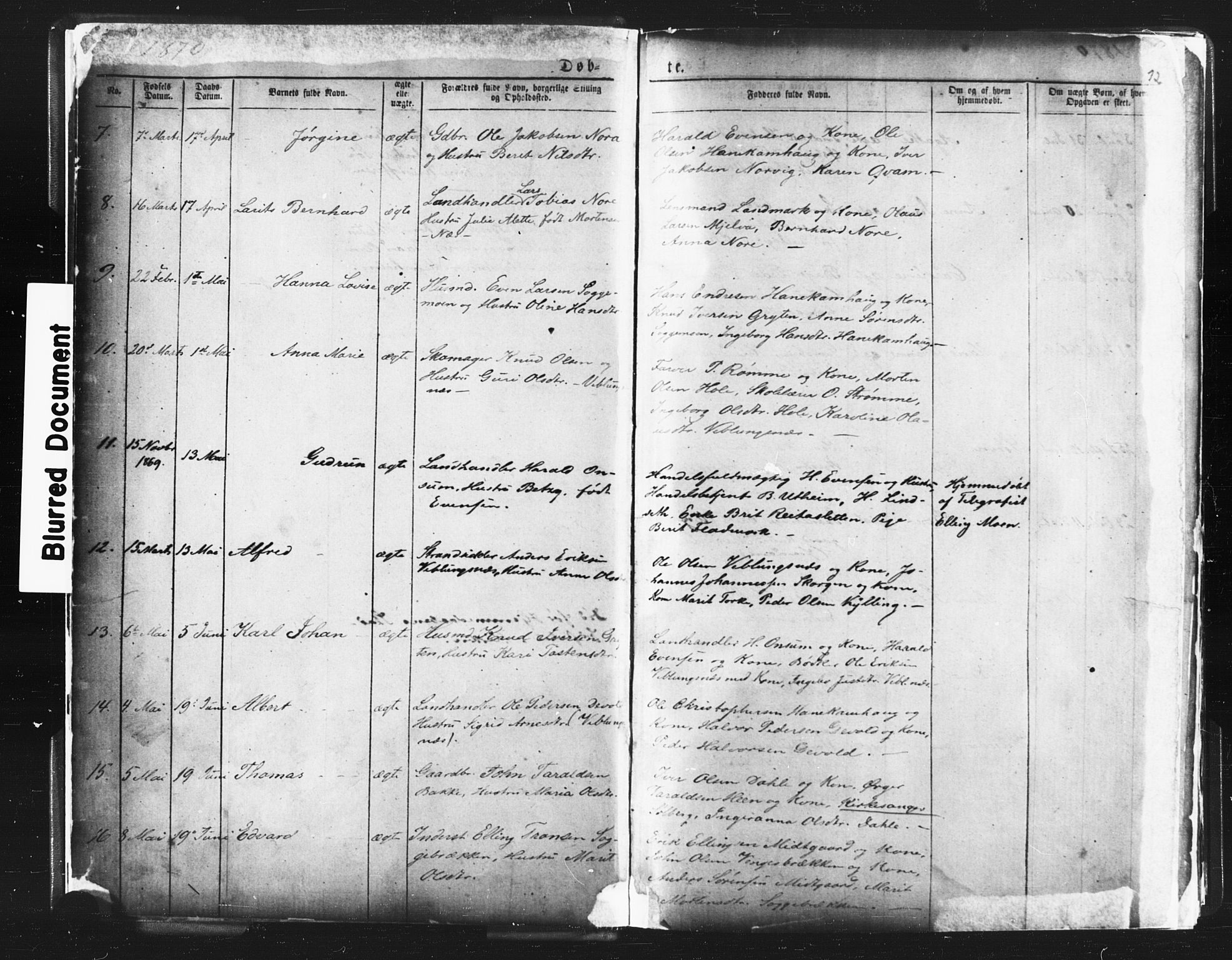 Ministerialprotokoller, klokkerbøker og fødselsregistre - Møre og Romsdal, AV/SAT-A-1454/544/L0580: Parish register (copy) no. 544C02, 1867-1909, p. 12