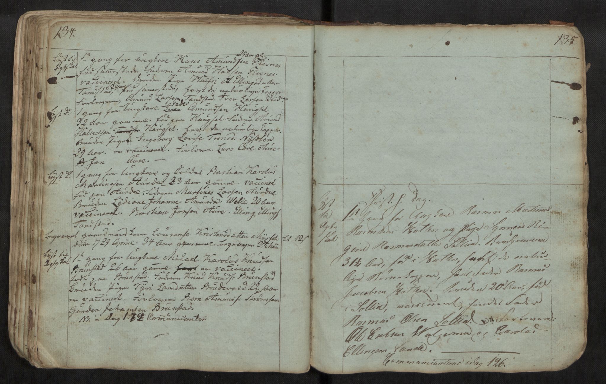 Ministerialprotokoller, klokkerbøker og fødselsregistre - Møre og Romsdal, AV/SAT-A-1454/522/L0331: Parish register (copy) no. 522C10, 1831-1841, p. 234-235