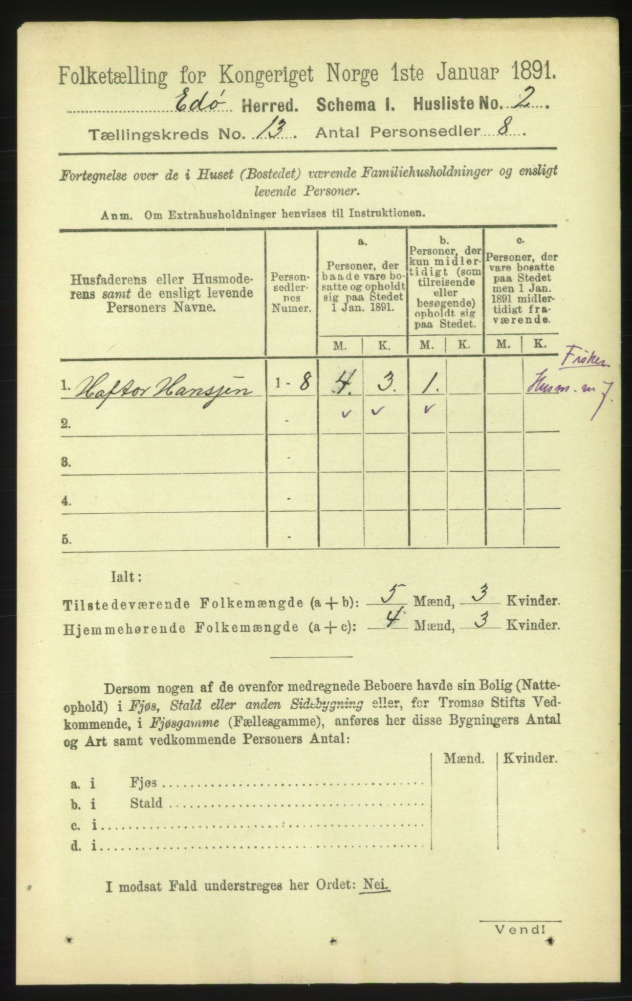 RA, 1891 census for 1573 Edøy, 1891, p. 3643