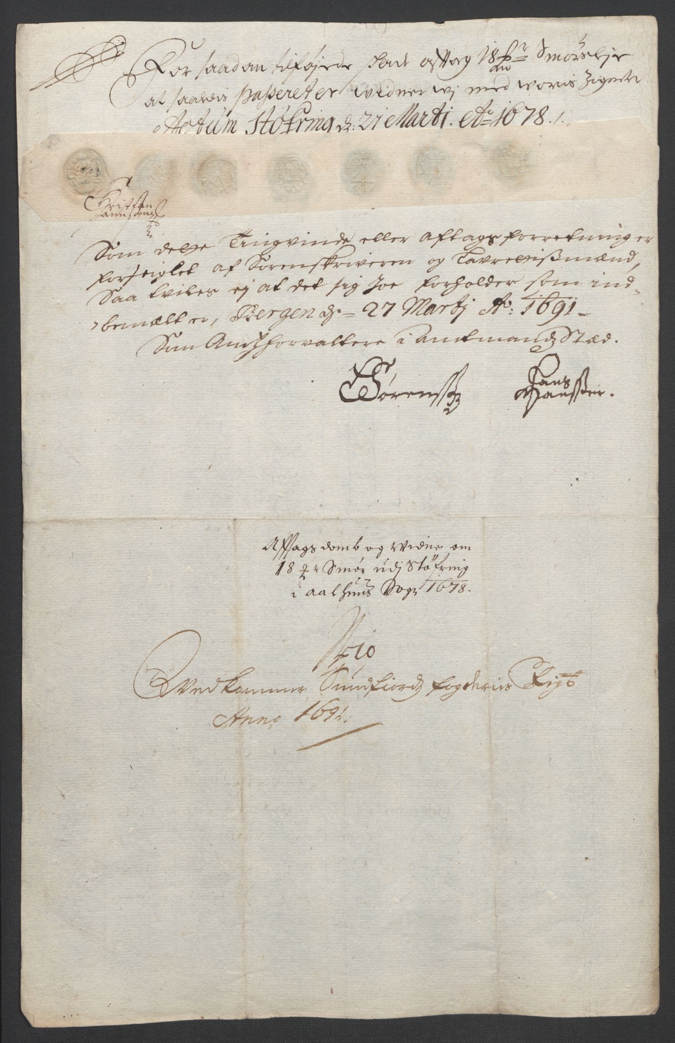 Rentekammeret inntil 1814, Reviderte regnskaper, Fogderegnskap, AV/RA-EA-4092/R53/L3420: Fogderegnskap Sunn- og Nordfjord, 1691-1692, p. 113