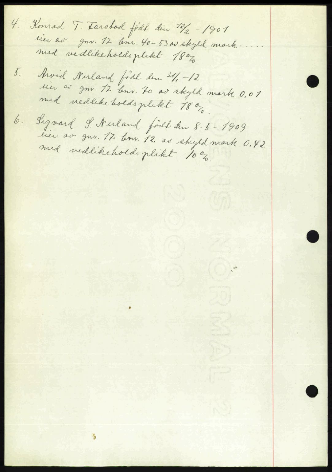 Romsdal sorenskriveri, SAT/A-4149/1/2/2C: Mortgage book no. A24, 1947-1947, Diary no: : 2907/1947
