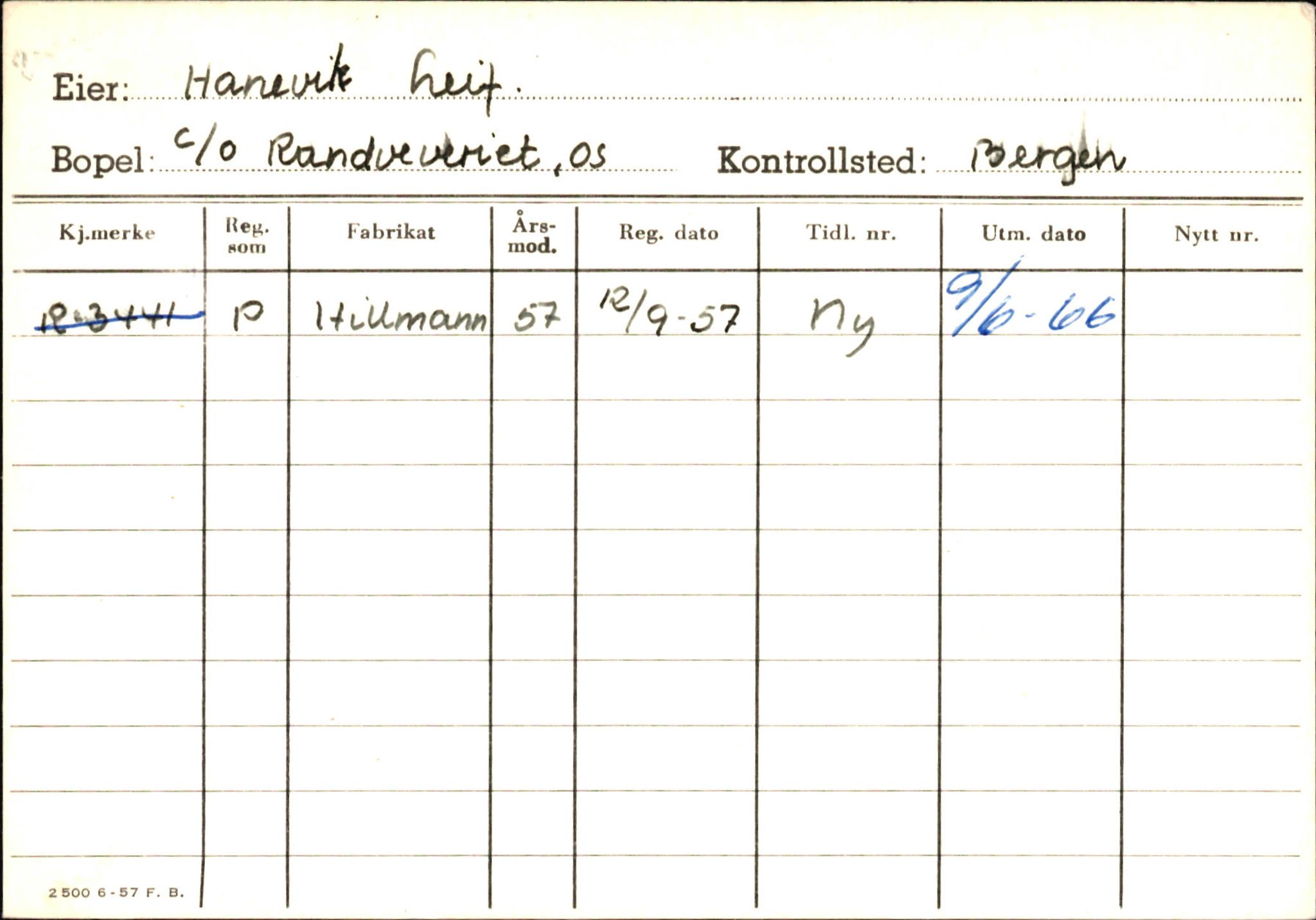 Statens vegvesen, Hordaland vegkontor, AV/SAB-A-5201/2/Ha/L0018: R-eierkort H, 1920-1971, p. 803