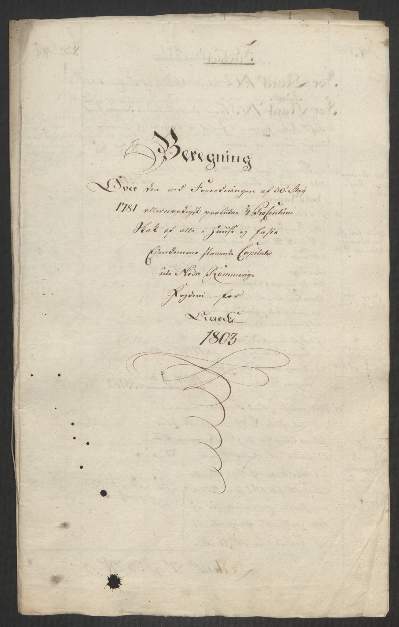 Rentekammeret inntil 1814, Reviderte regnskaper, Fogderegnskap, RA/EA-4092/R11/L0679: Fogderegnskap Nedre Romerike, 1803, p. 378