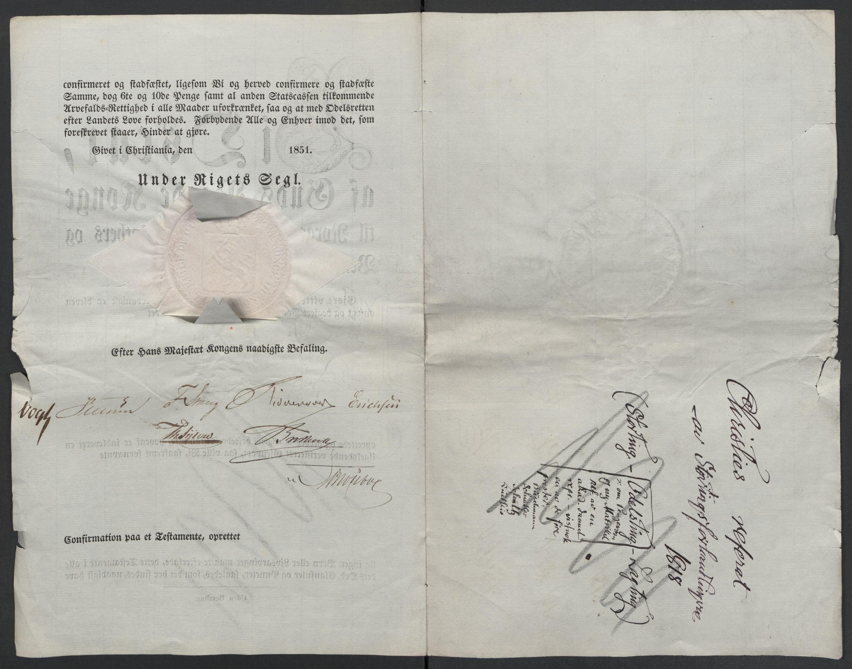 Christie, Wilhelm Frimann Koren, RA/PA-0014/F/L0006: Christies dokumenter fra Stortinget, 1817-1818, p. 57