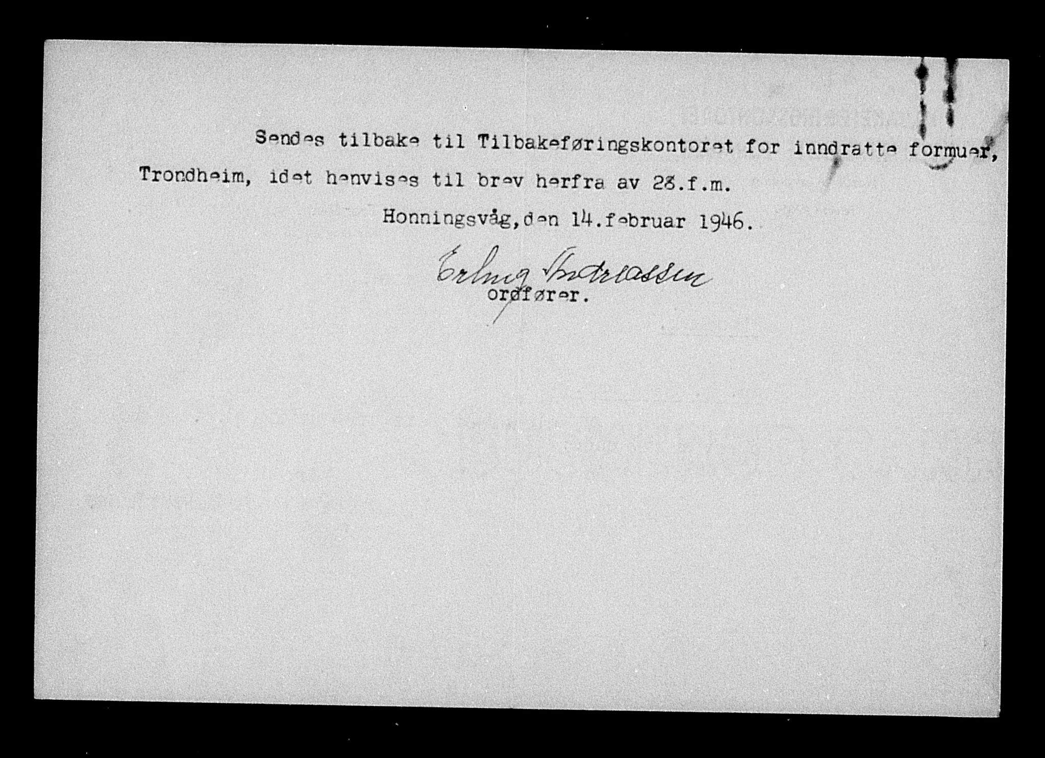 Justisdepartementet, Tilbakeføringskontoret for inndratte formuer, AV/RA-S-1564/H/Hc/Hcb/L0915: --, 1945-1947, p. 274