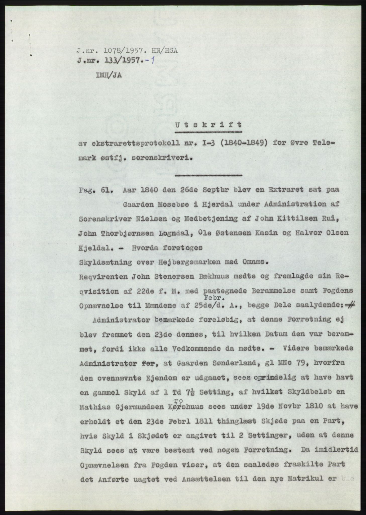 Statsarkivet i Kongsberg, SAKO/A-0001, 1956-1957, p. 173