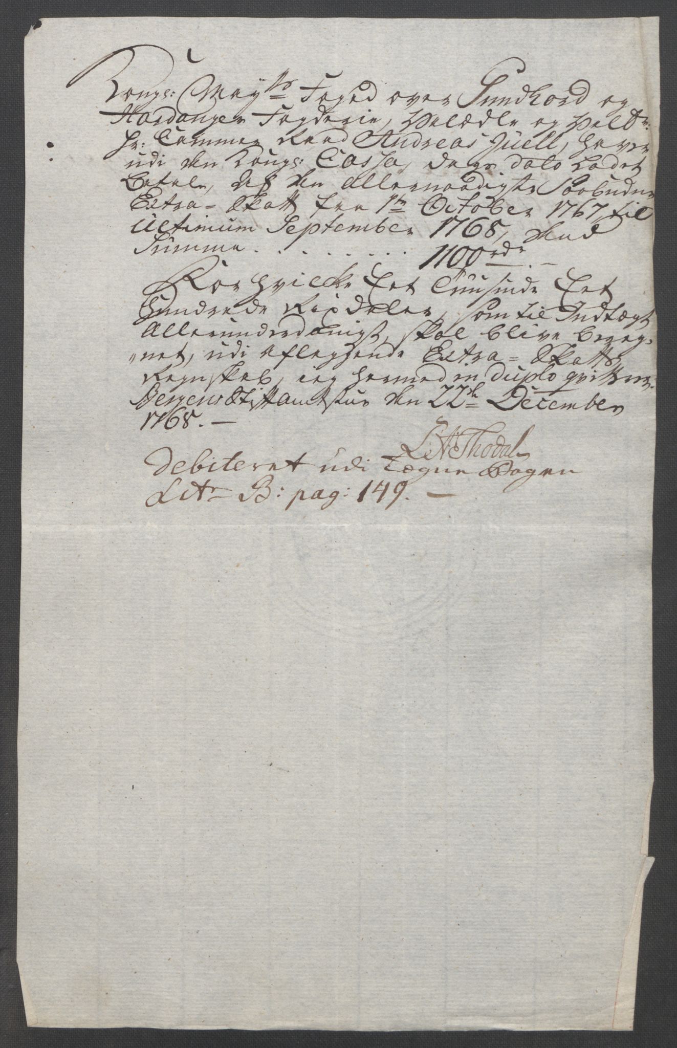 Rentekammeret inntil 1814, Reviderte regnskaper, Fogderegnskap, AV/RA-EA-4092/R48/L3136: Ekstraskatten Sunnhordland og Hardanger, 1762-1772, p. 170