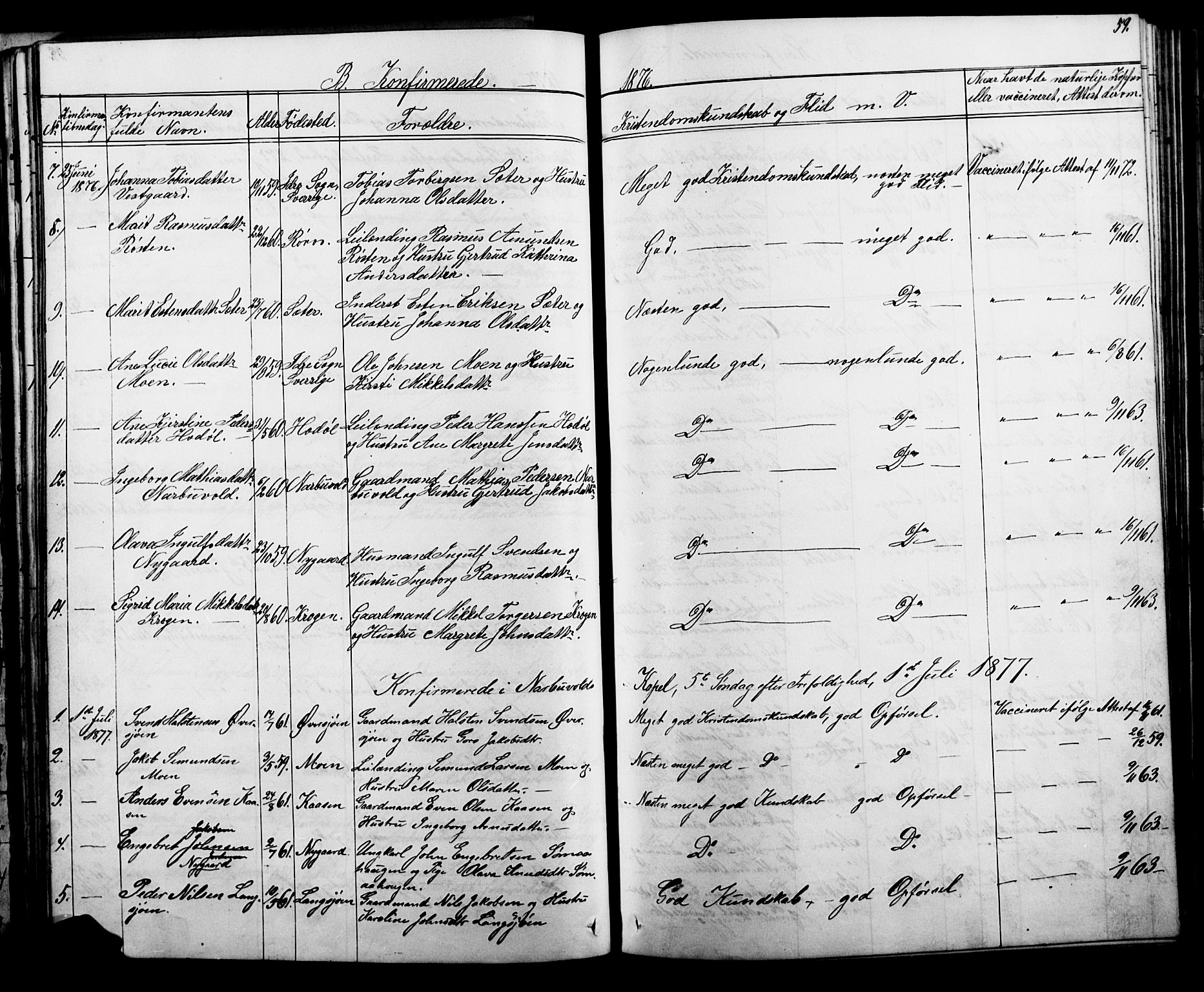 Tolga prestekontor, AV/SAH-PREST-062/L/L0006: Parish register (copy) no. 6, 1864-1894, p. 59