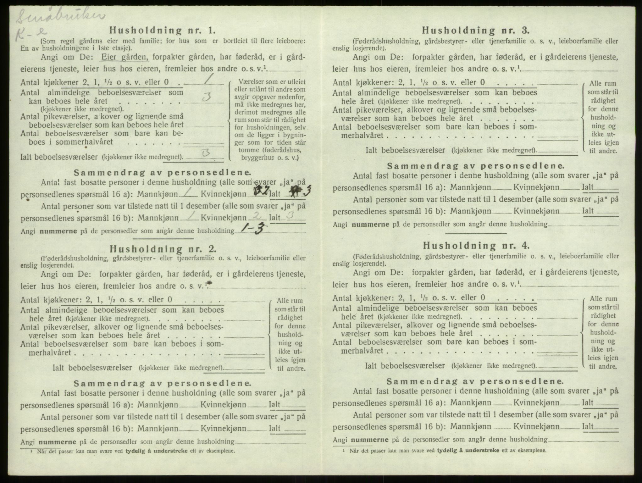 SAB, 1920 census for Stryn, 1920, p. 775