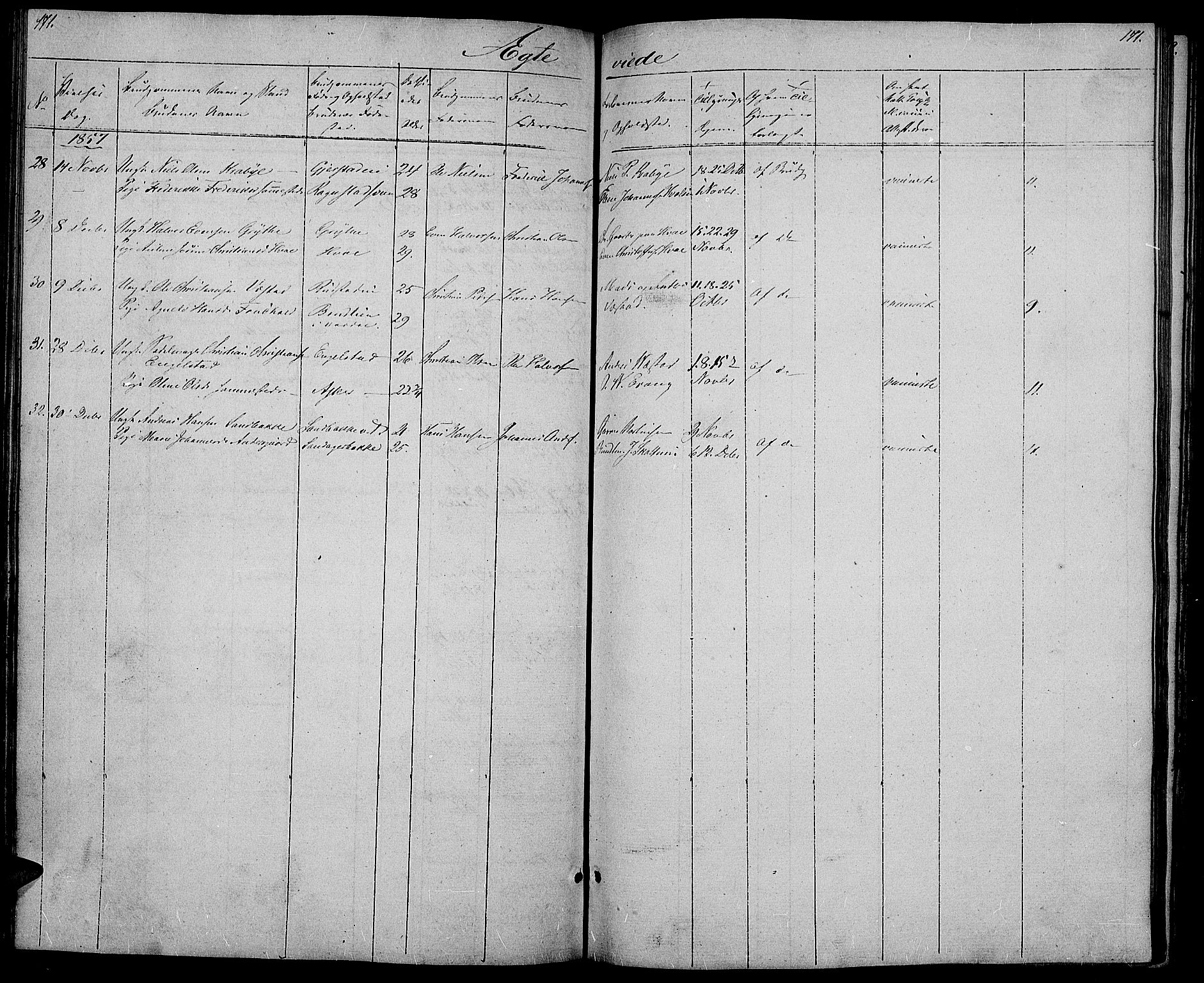 Østre Toten prestekontor, SAH/PREST-104/H/Ha/Hab/L0003: Parish register (copy) no. 3, 1848-1857, p. 171