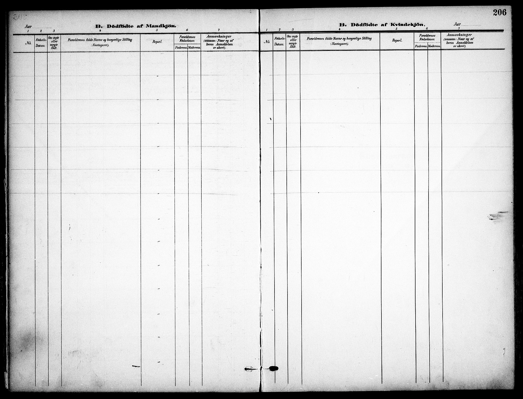 Skedsmo prestekontor Kirkebøker, AV/SAO-A-10033a/F/Fa/L0015: Parish register (official) no. I 15, 1902-1917, p. 206