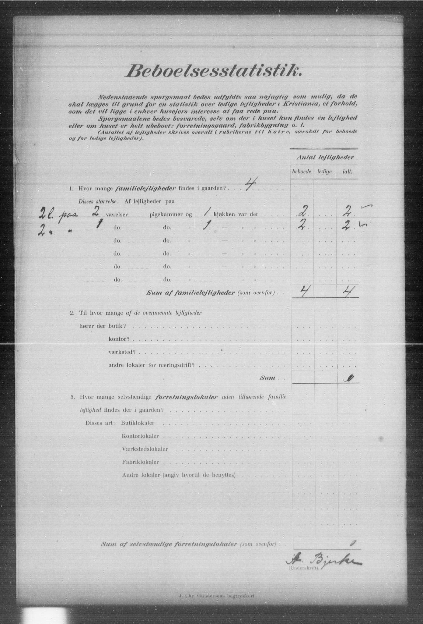 OBA, Municipal Census 1903 for Kristiania, 1903, p. 10368