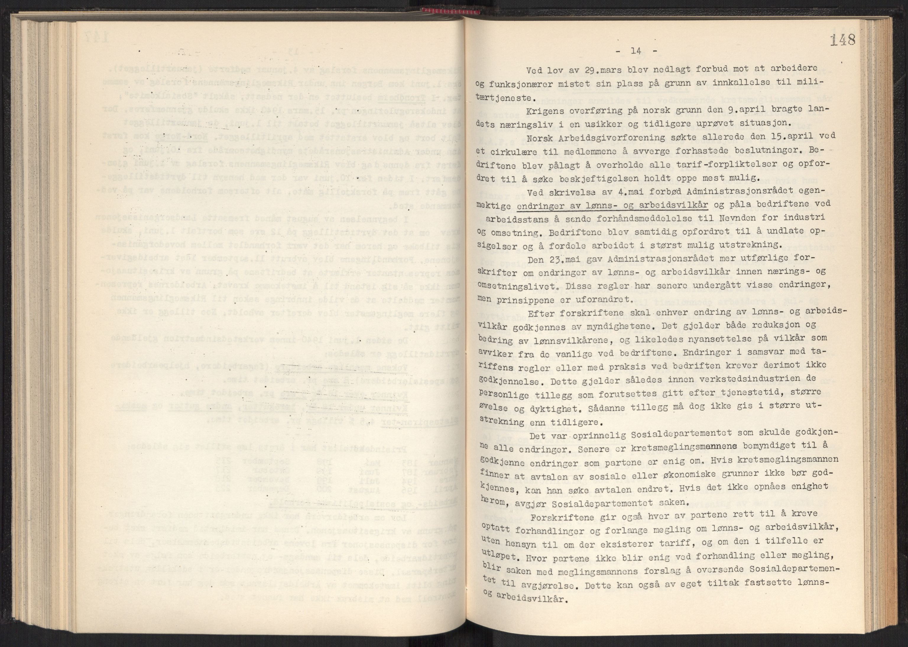 Teknologibedriftenes Landsforening TBL, AV/RA-PA-1700/A/Ad/L0006: Årsberetning med register, 1937-1943, p. 148