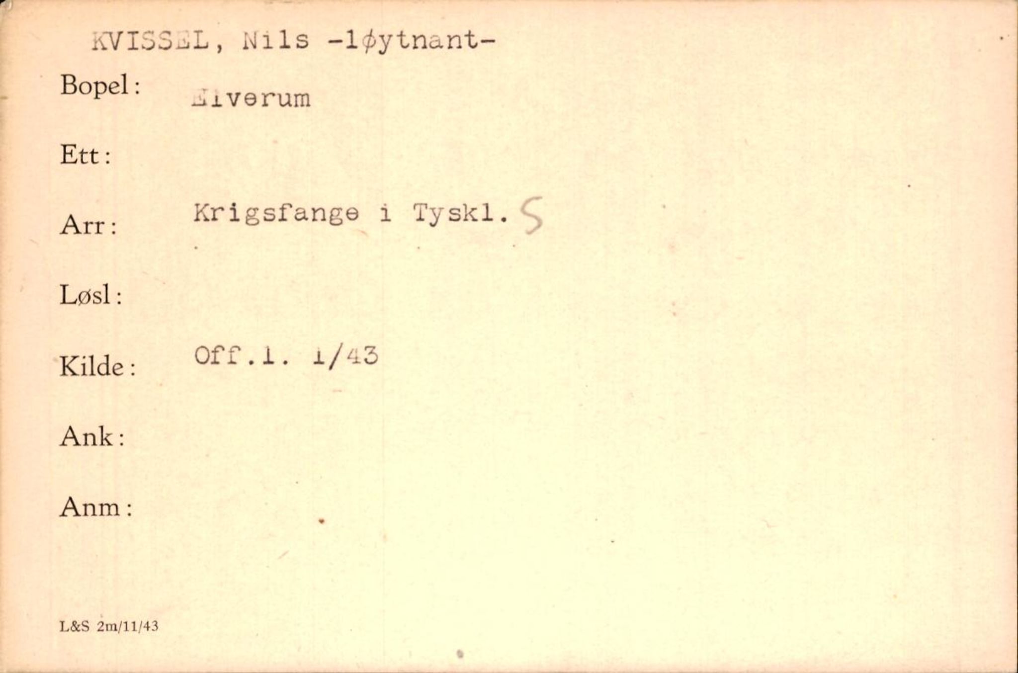 Forsvaret, Forsvarets krigshistoriske avdeling, AV/RA-RAFA-2017/Y/Yf/L0200: II-C-11-2102  -  Norske krigsfanger i Tyskland, 1940-1945, p. 622