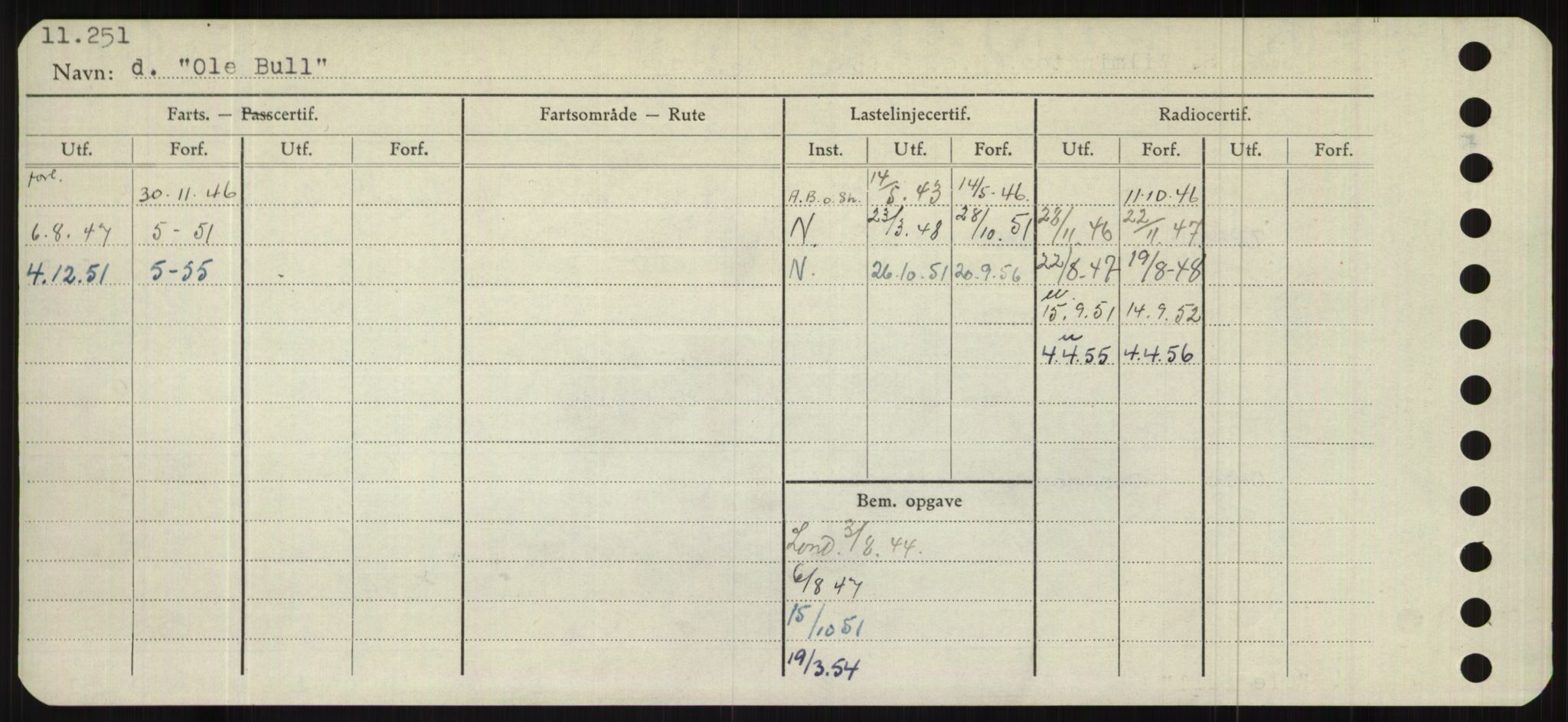 Sjøfartsdirektoratet med forløpere, Skipsmålingen, AV/RA-S-1627/H/Hb/L0004: Fartøy, O-S, p. 26