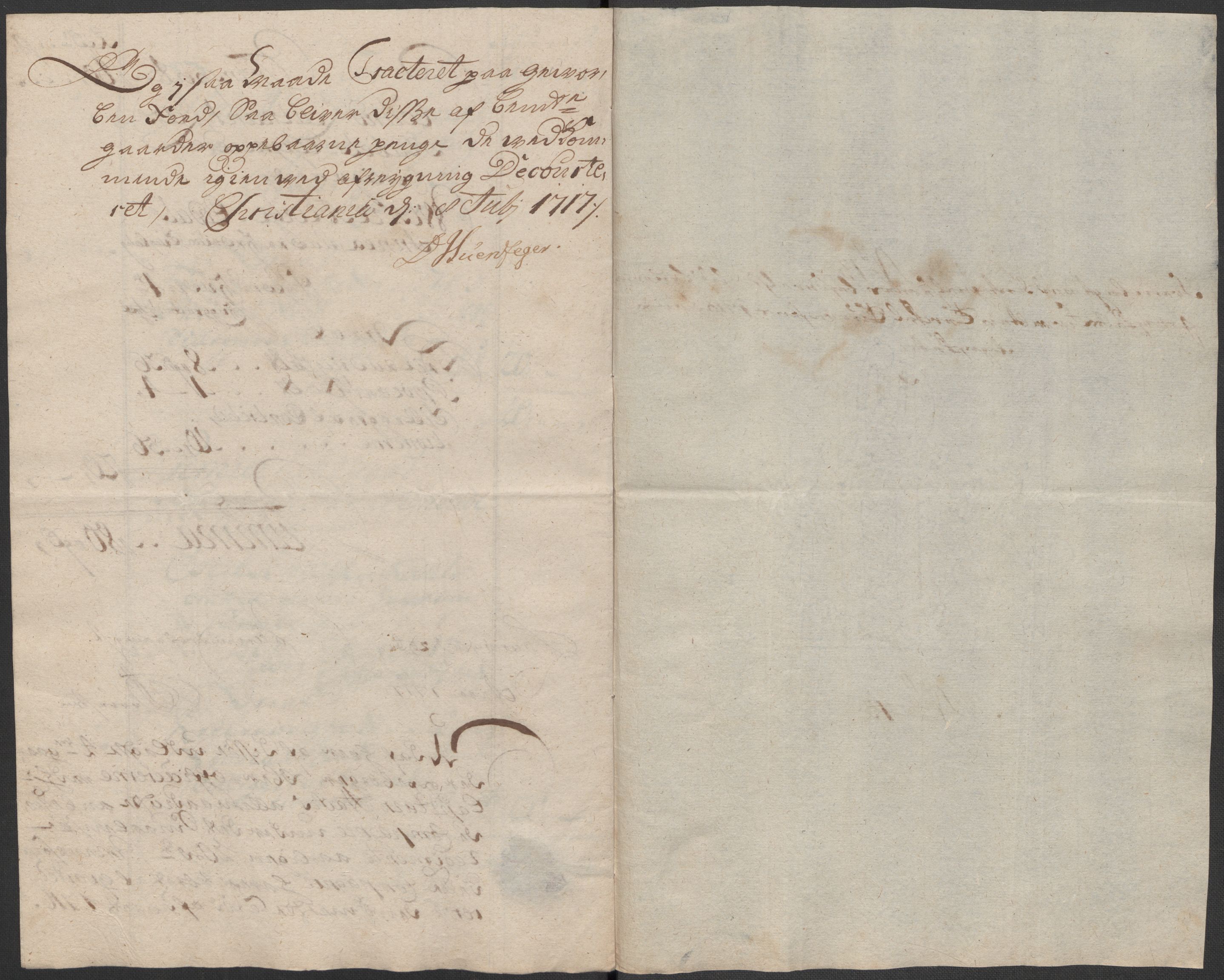 Rentekammeret inntil 1814, Reviderte regnskaper, Fogderegnskap, AV/RA-EA-4092/R33/L1987: Fogderegnskap Larvik grevskap, 1716-1717, p. 327