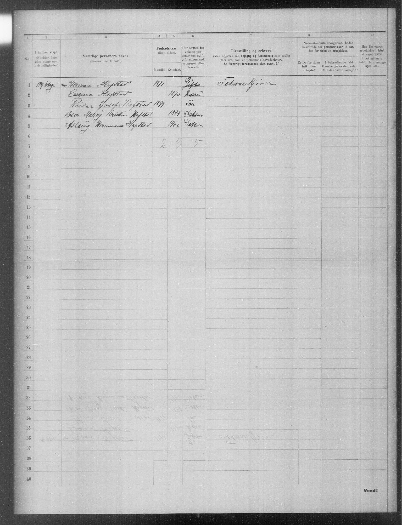 OBA, Municipal Census 1903 for Kristiania, 1903, p. 22879