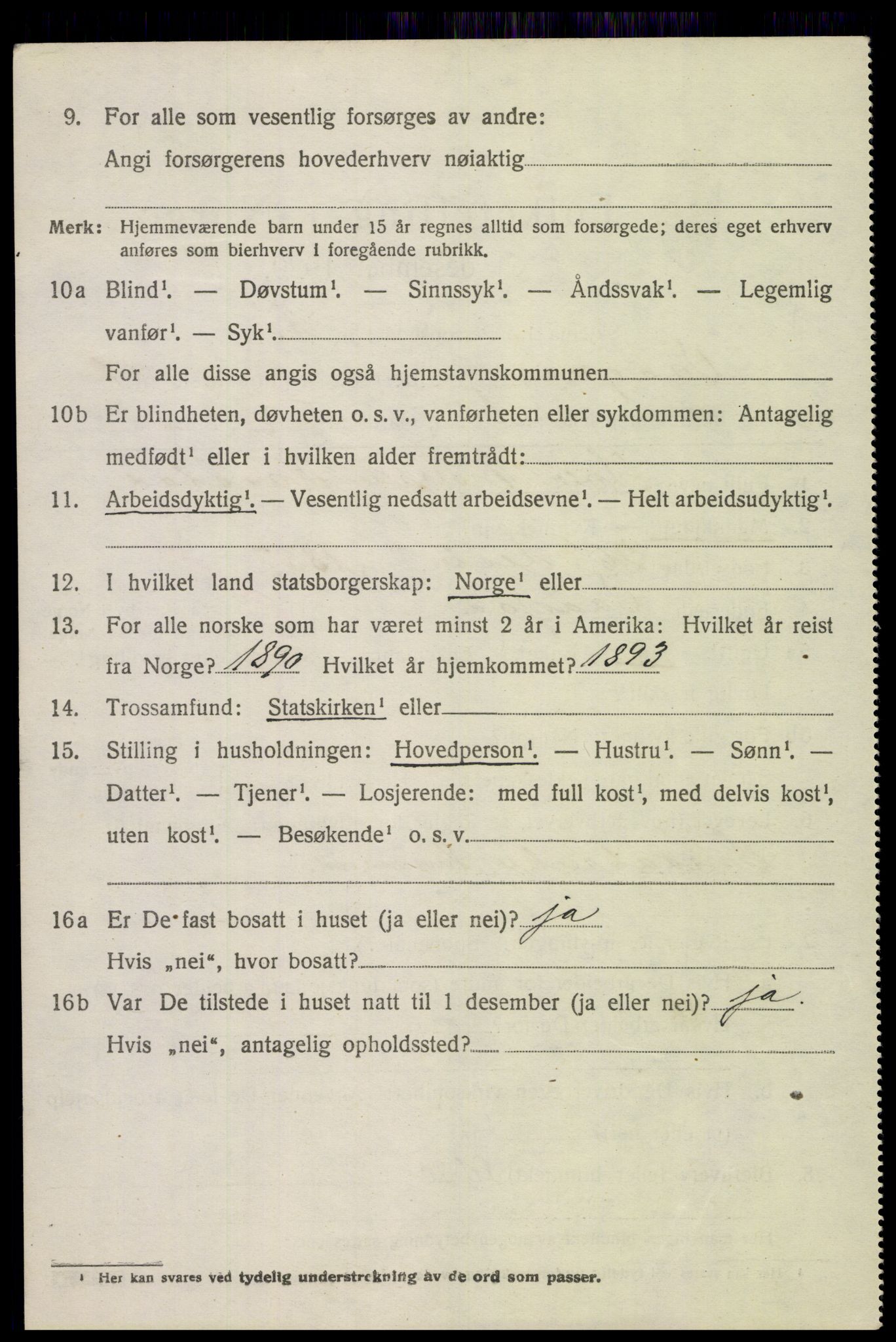 SAH, 1920 census for Vågå, 1920, p. 2675