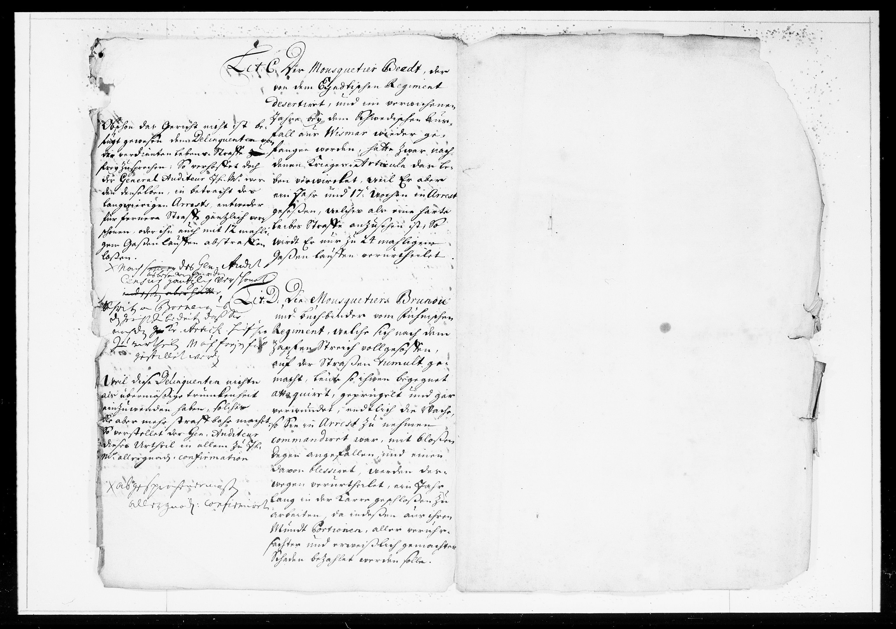 Krigskollegiet, Krigskancelliet, DRA/A-0006/-/0994-1002: Refererede sager, 1713, p. 179