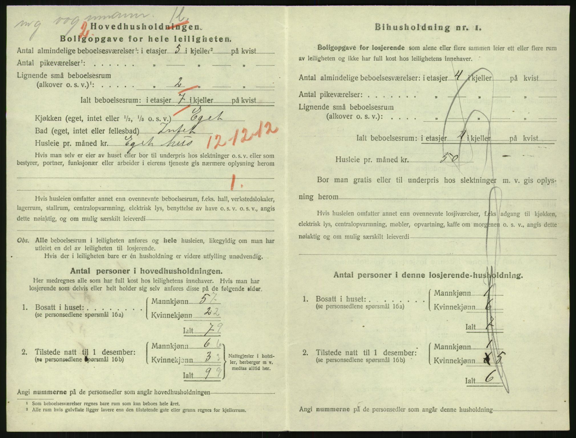 SAK, 1920 census for Grimstad, 1920, p. 1808