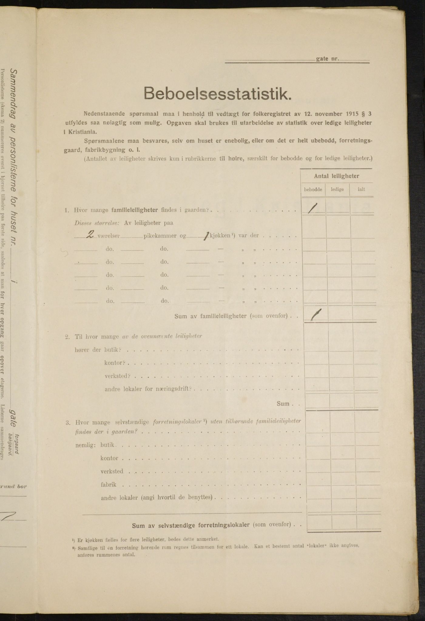 OBA, Municipal Census 1916 for Kristiania, 1916, p. 89247