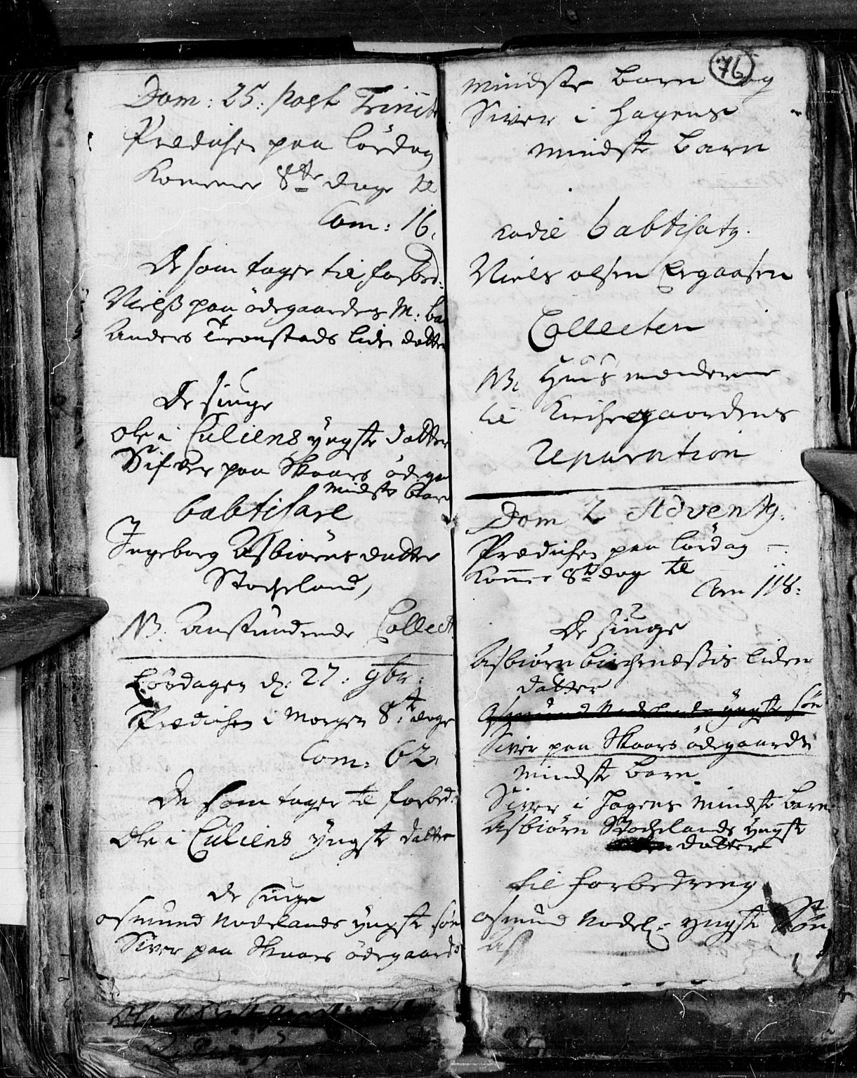 Søgne sokneprestkontor, SAK/1111-0037/F/Fa/Faa/L0001: Parish register (official) no. A 1, 1716-1740, p. 76