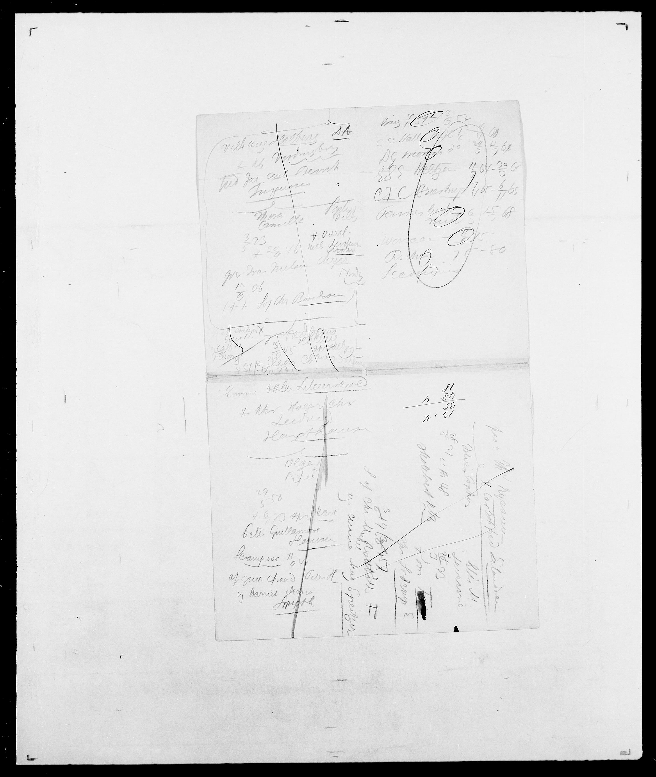Delgobe, Charles Antoine - samling, AV/SAO-PAO-0038/D/Da/L0021: Klagenberg - Kristoft, p. 203