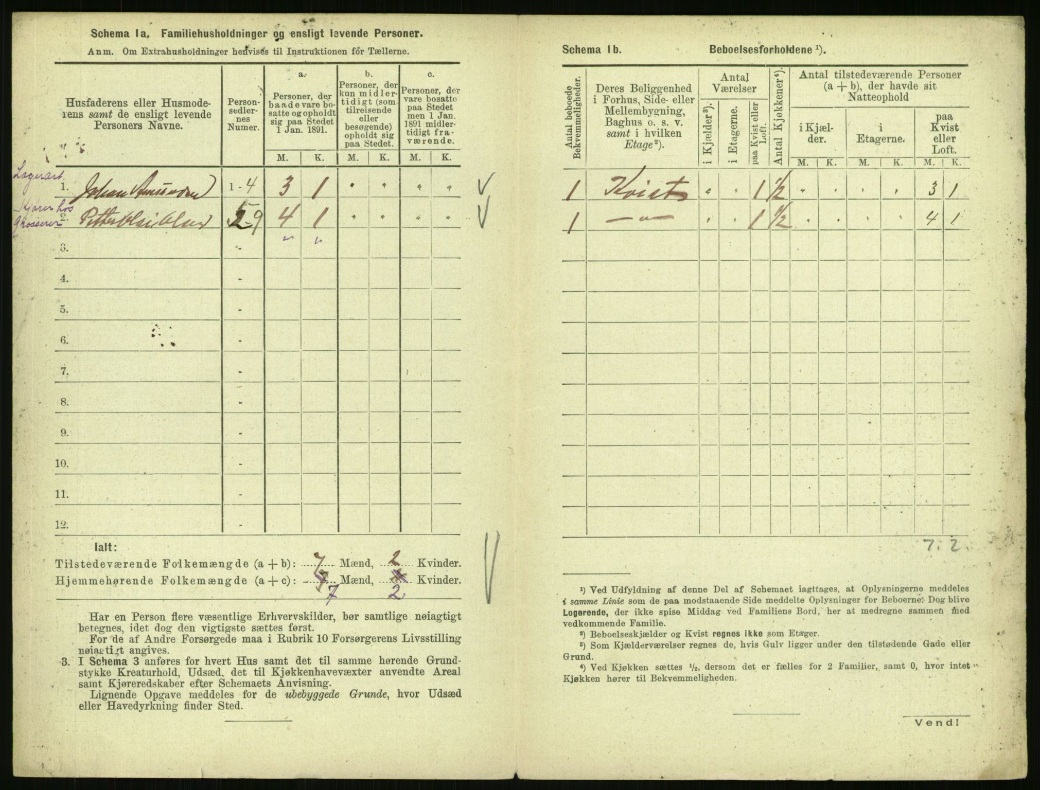 RA, 1891 census for 0301 Kristiania, 1891, p. 541