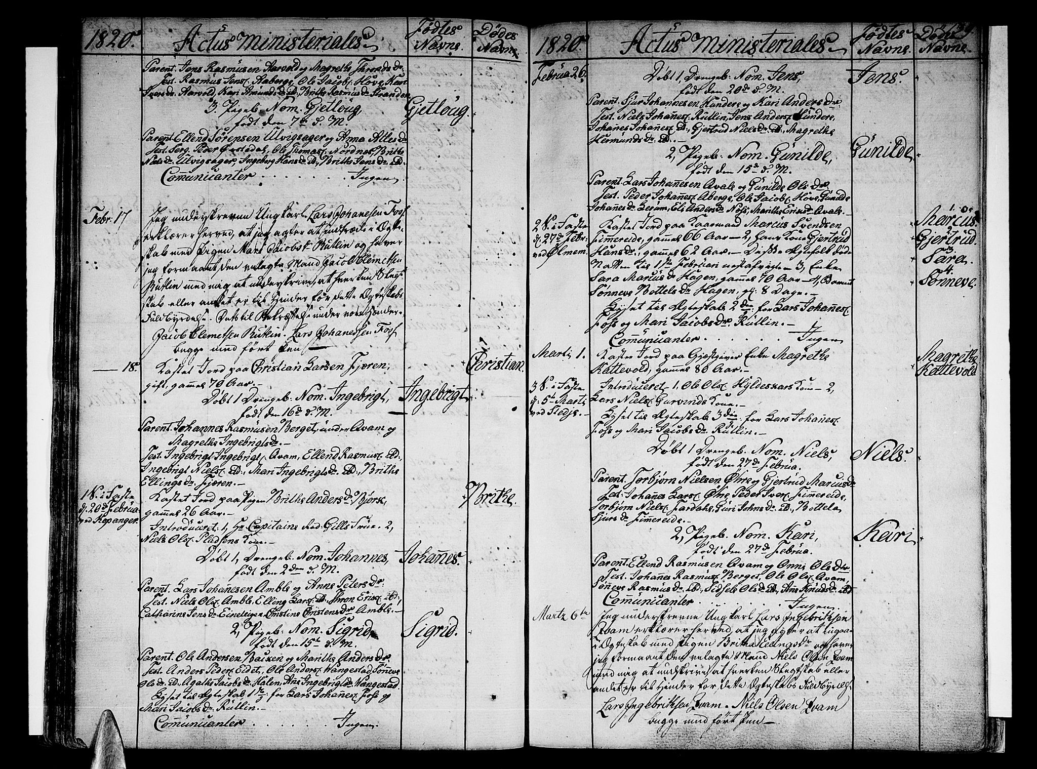 Sogndal sokneprestembete, SAB/A-81301/H/Haa/Haaa/L0009: Parish register (official) no. A 9, 1809-1821, p. 139