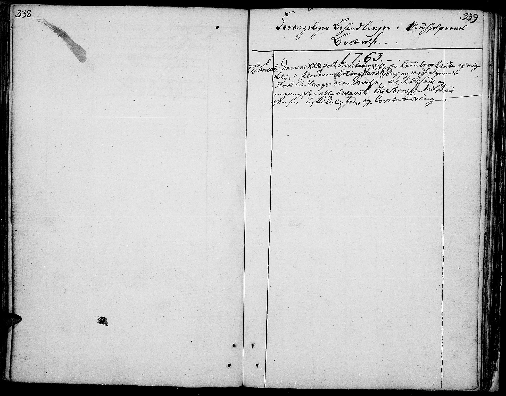 Aurdal prestekontor, SAH/PREST-126/H/Ha/Haa/L0005: Parish register (official) no. 5, 1763-1781, p. 338-339