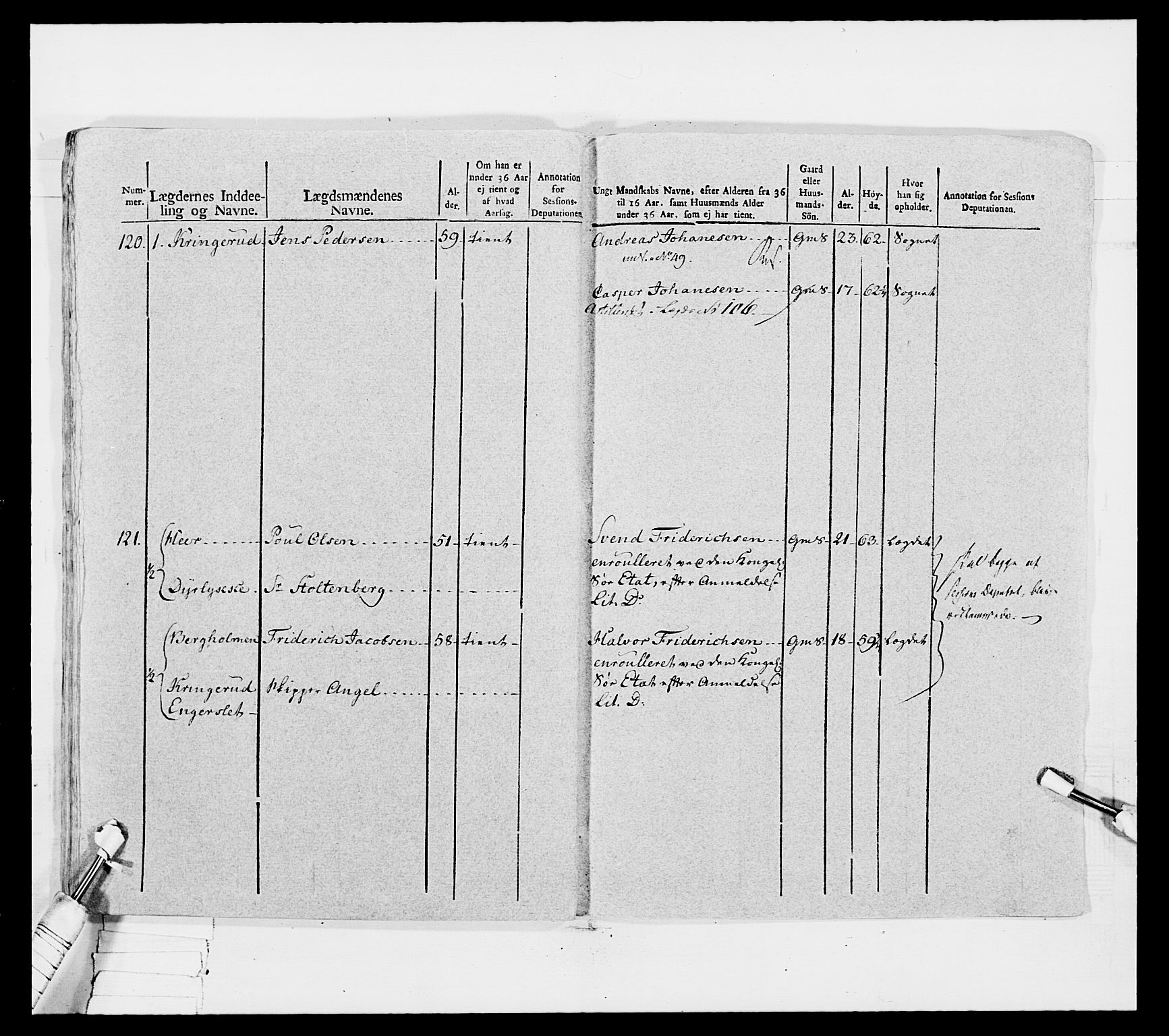 Generalitets- og kommissariatskollegiet, Det kongelige norske kommissariatskollegium, AV/RA-EA-5420/E/Eh/L0031a: Nordafjelske gevorbne infanteriregiment, 1769-1800, p. 363