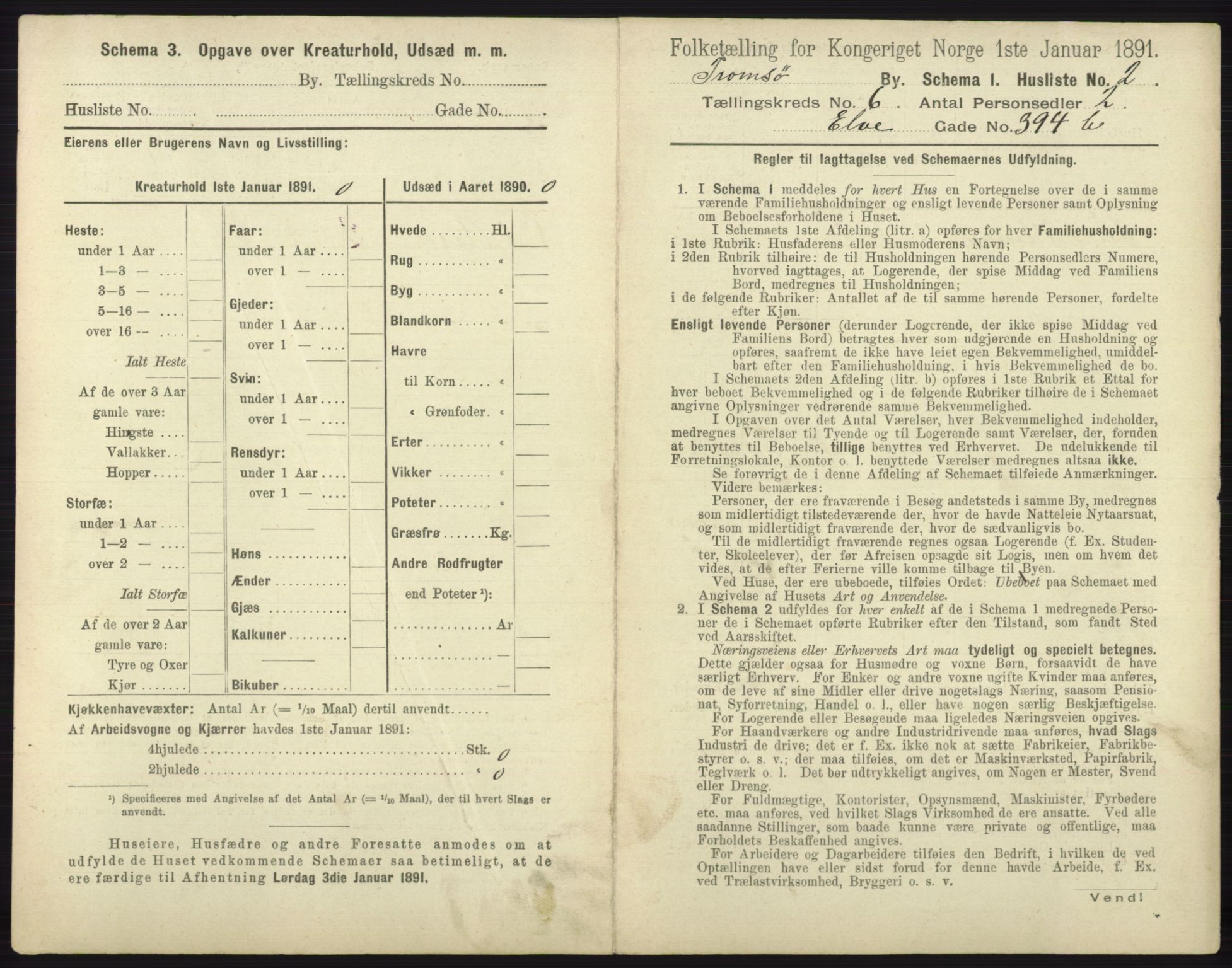 RA, 1891 census for 1902 Tromsø, 1891, p. 5383