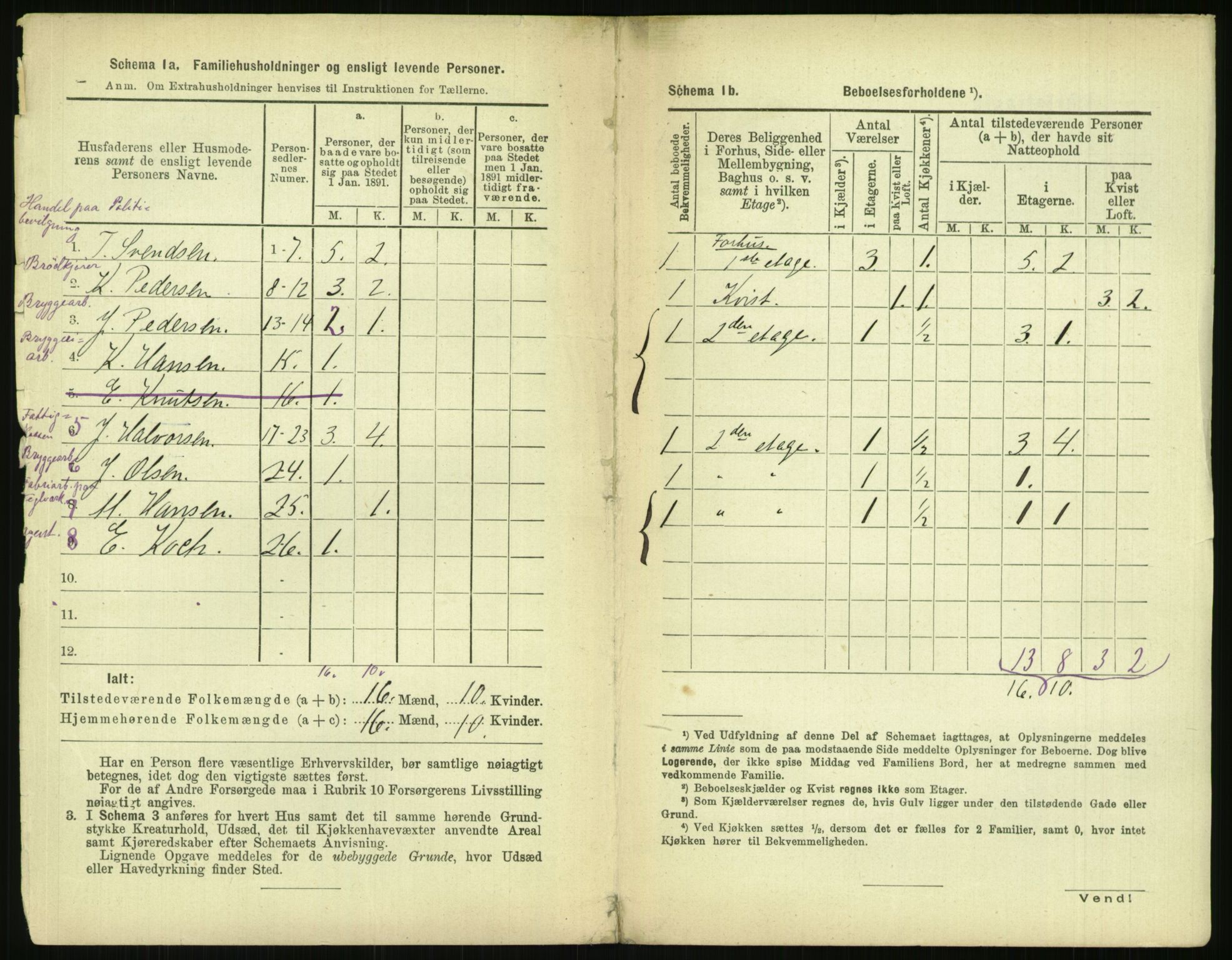 RA, 1891 census for 0301 Kristiania, 1891, p. 121469