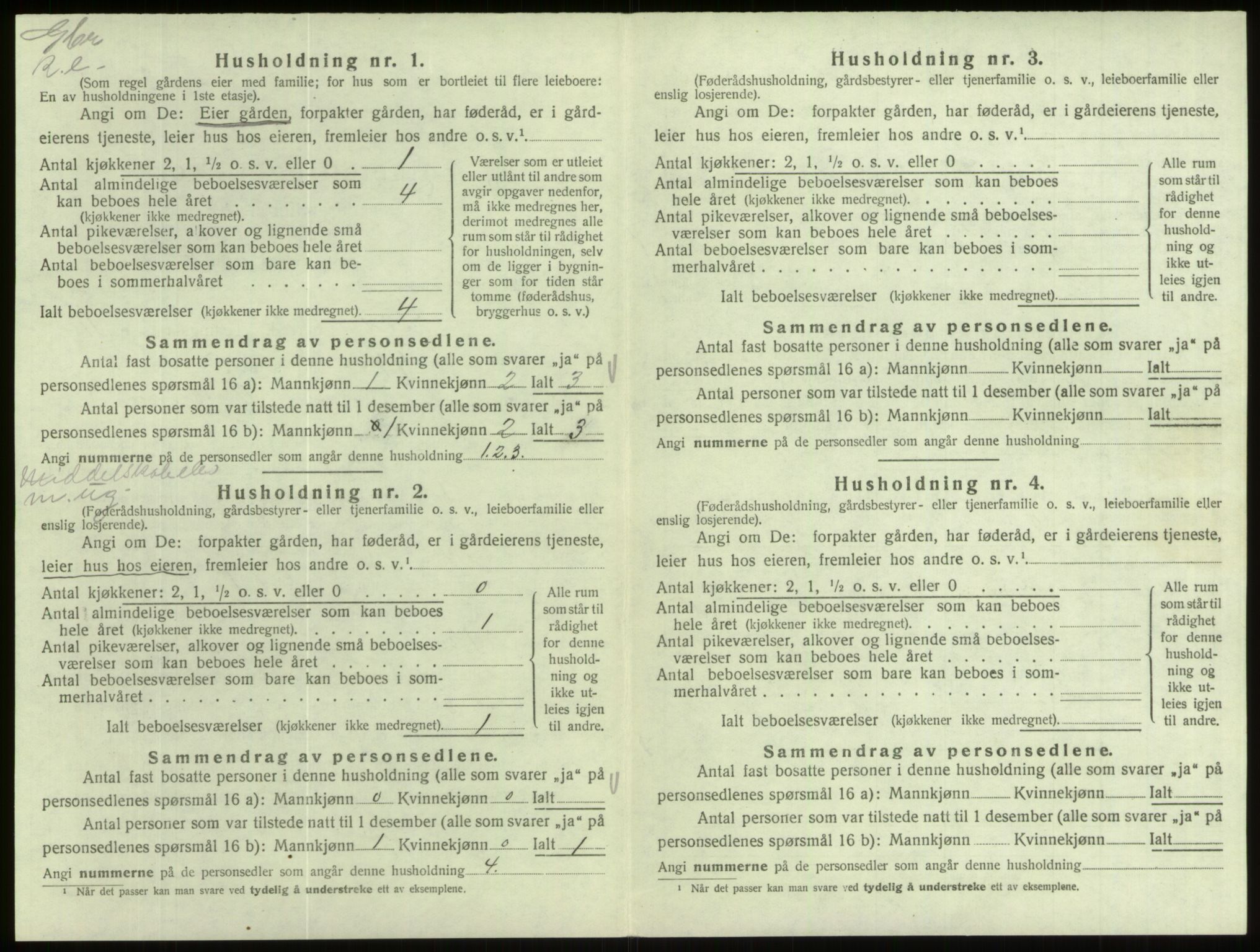 SAB, 1920 census for Eid, 1920, p. 844