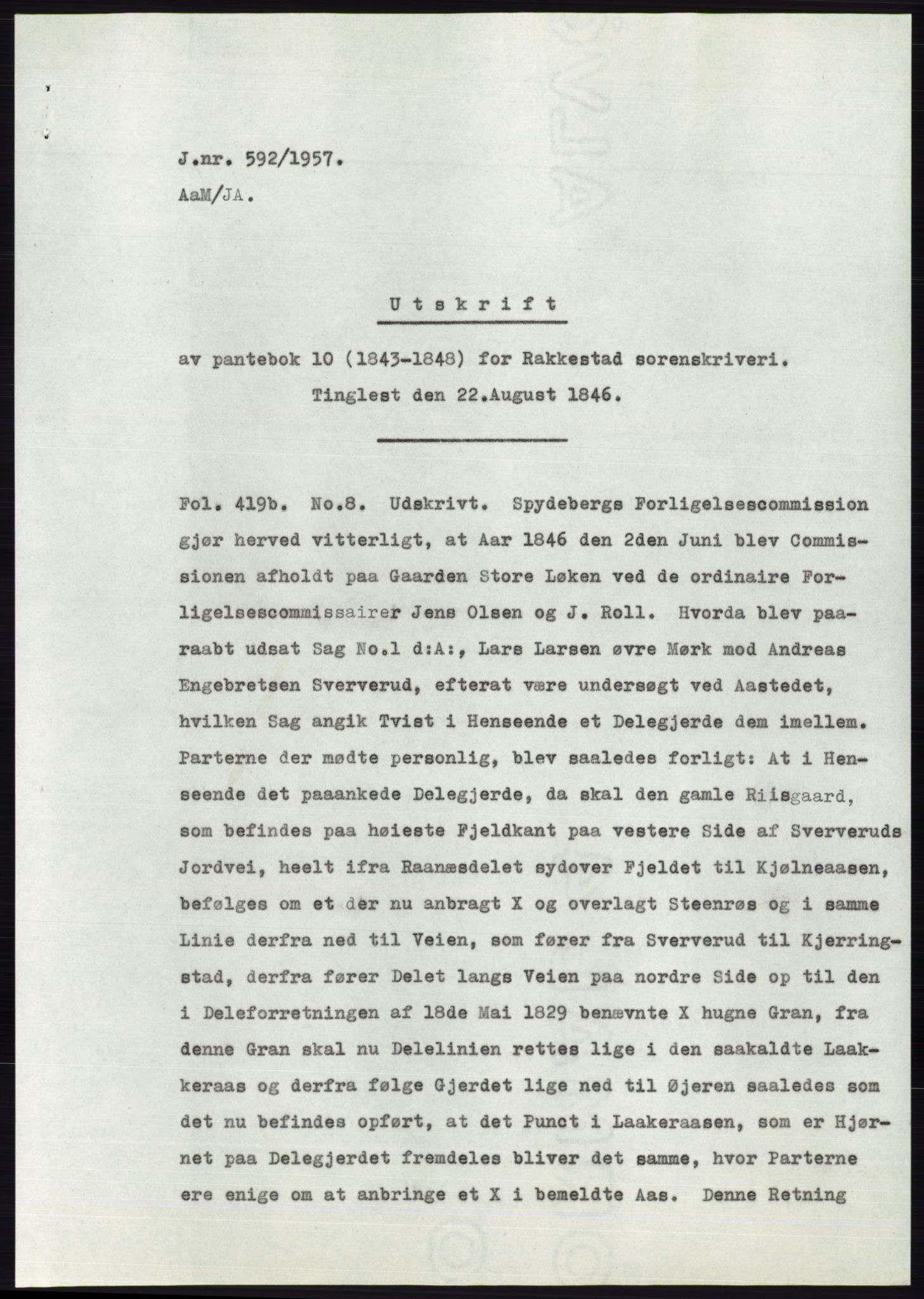 Statsarkivet i Oslo, AV/SAO-A-10621/Z/Zd/L0006: Avskrifter, j.nr 5-792/1957, 1957, p. 369