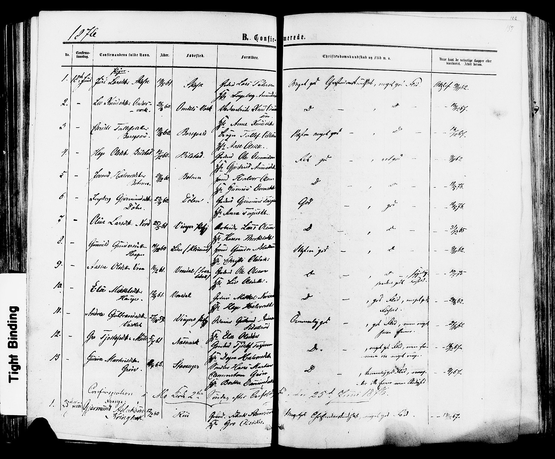 Mo kirkebøker, SAKO/A-286/F/Fa/L0006: Parish register (official) no. I 6, 1865-1885, p. 137