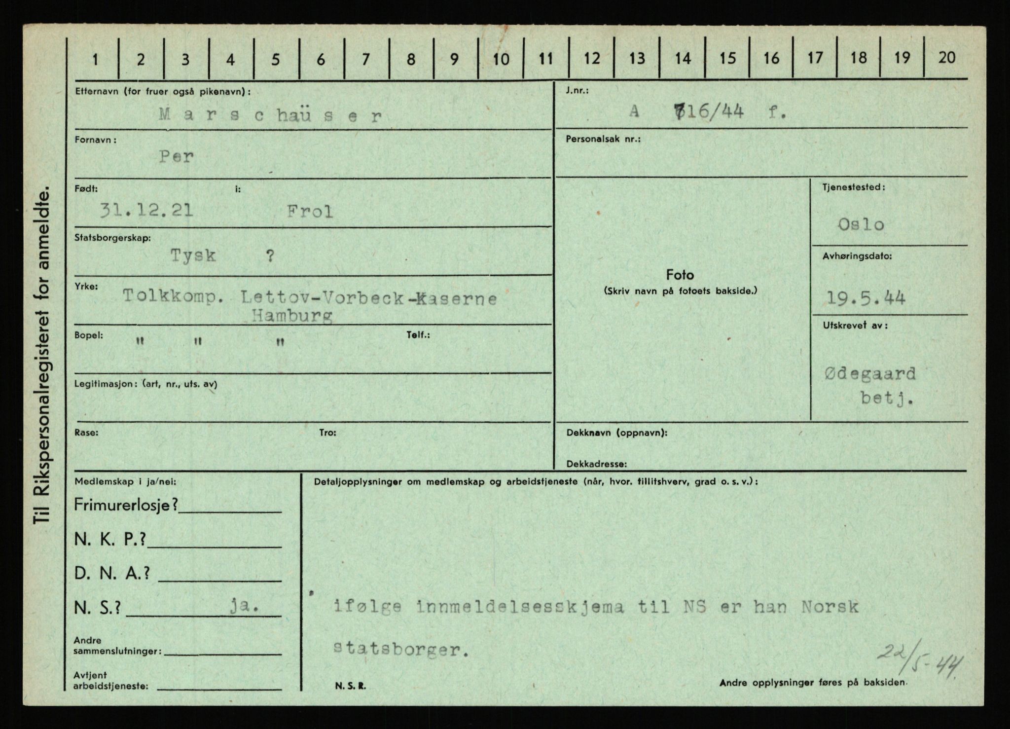 Statspolitiet - Hovedkontoret / Osloavdelingen, AV/RA-S-1329/C/Ca/L0010: Lind - Moksnes, 1943-1945, p. 2802